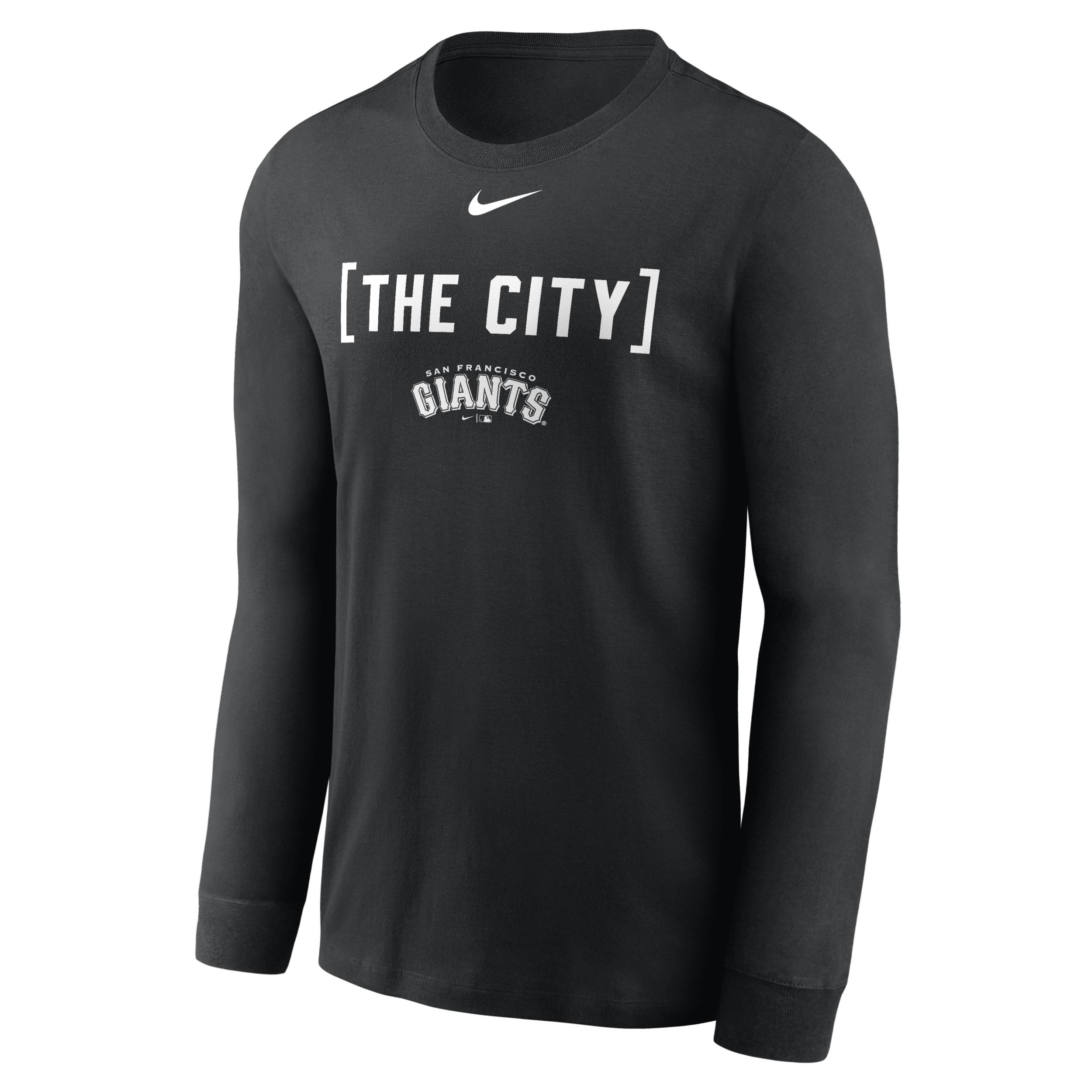 San Francisco Giants Fashion Nike Men's MLB Long-Sleeve T-Shirt by NIKE