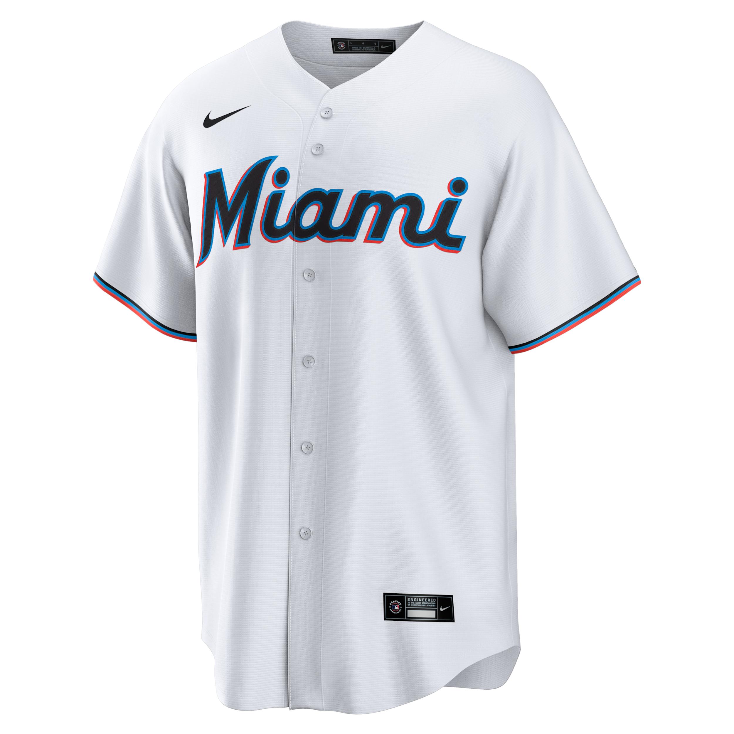 Sandy Alcantara Miami Marlins Nike Men's MLB Replica Jersey by NIKE
