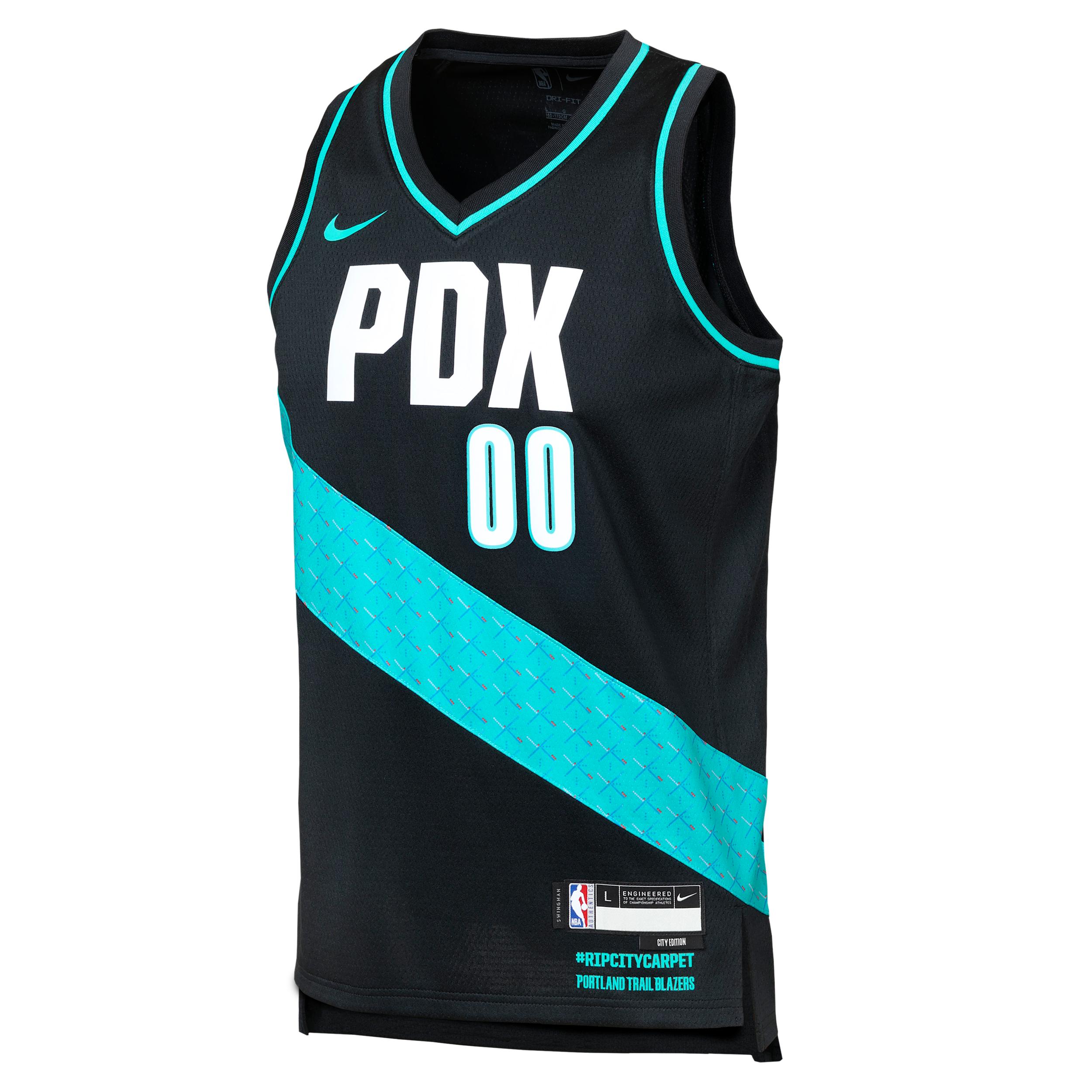 Scoot Henderson Portland Trail Blazers City Edition Big Kids' Nike NBA Swingman Jersey by NIKE