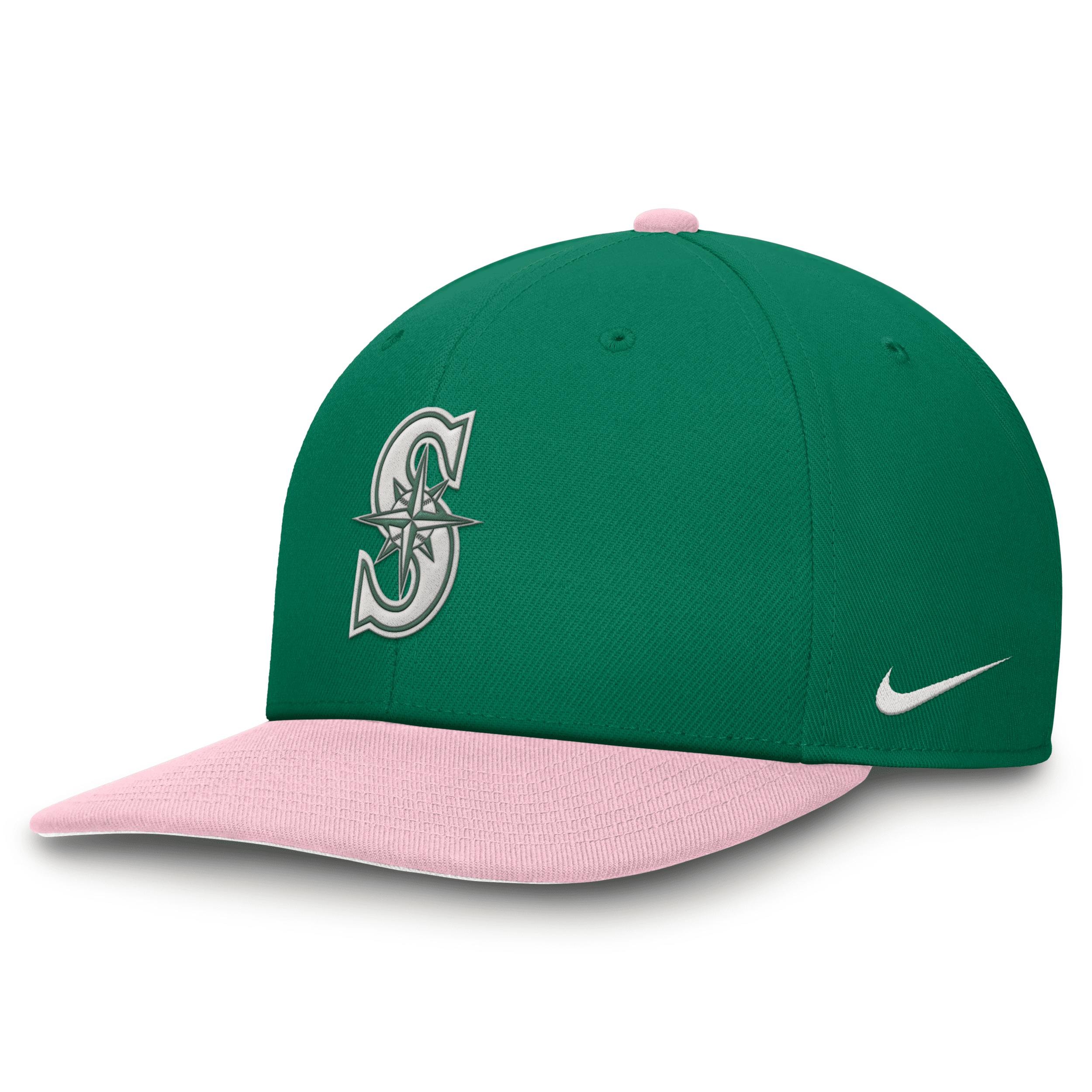 Seattle Mariners Malachite Pro Nike Unisex Dri-FIT MLB Adjustable Hat by NIKE