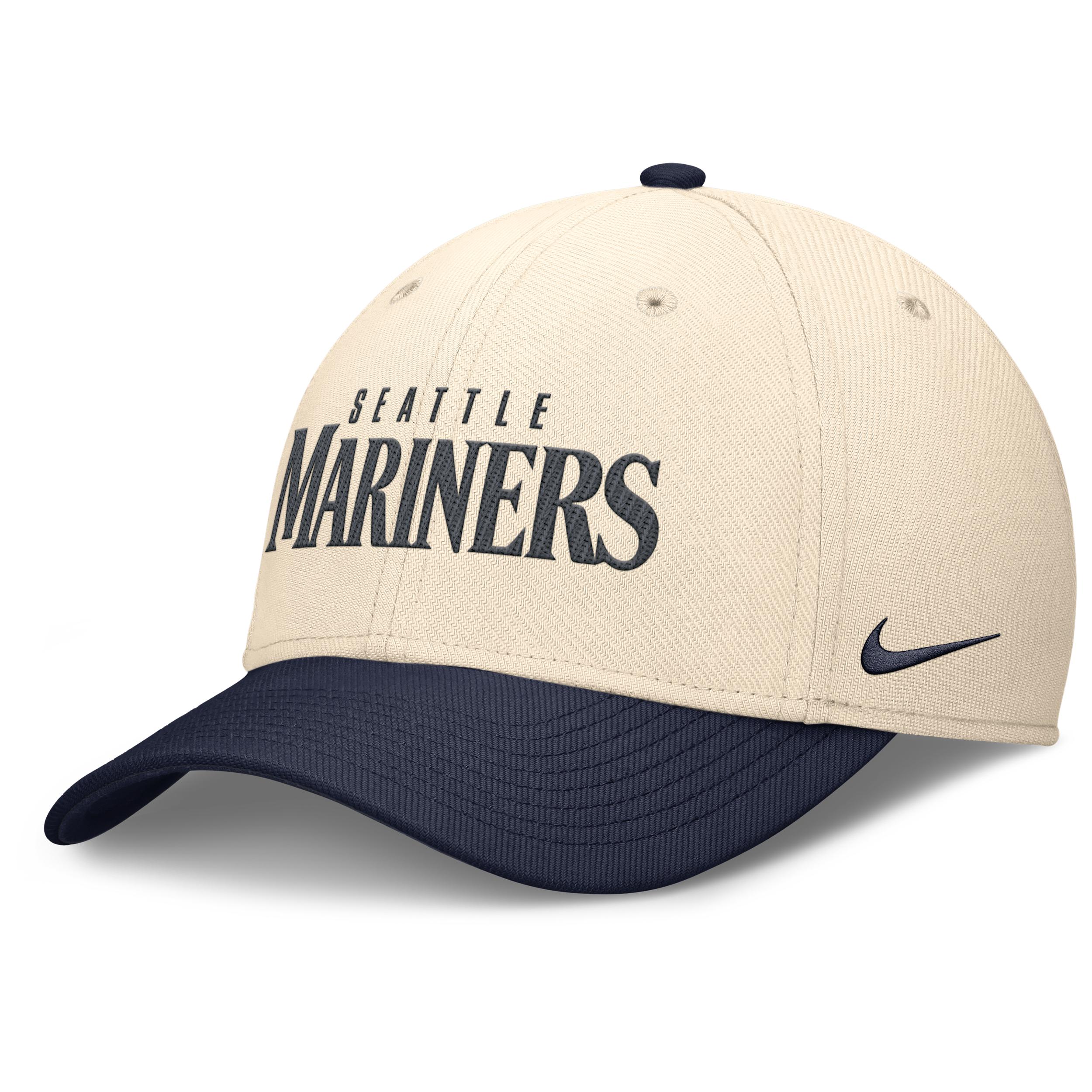 Seattle Mariners Statement Rise Swoosh Nike Men's Dri-FIT MLB Hat by NIKE