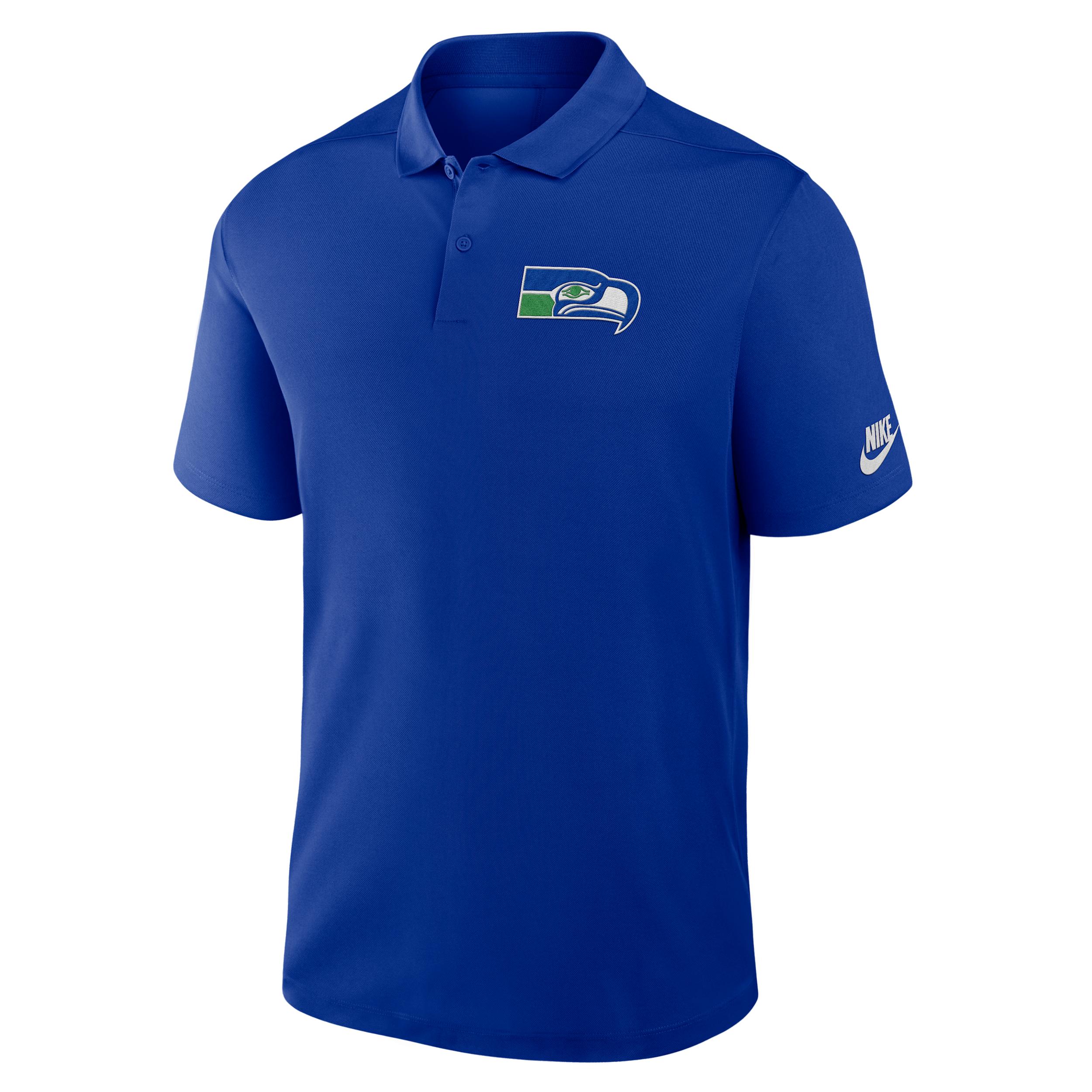 Seattle Seahawks Rewind Victory Nike Men's Dri-FIT NFL Polo by NIKE