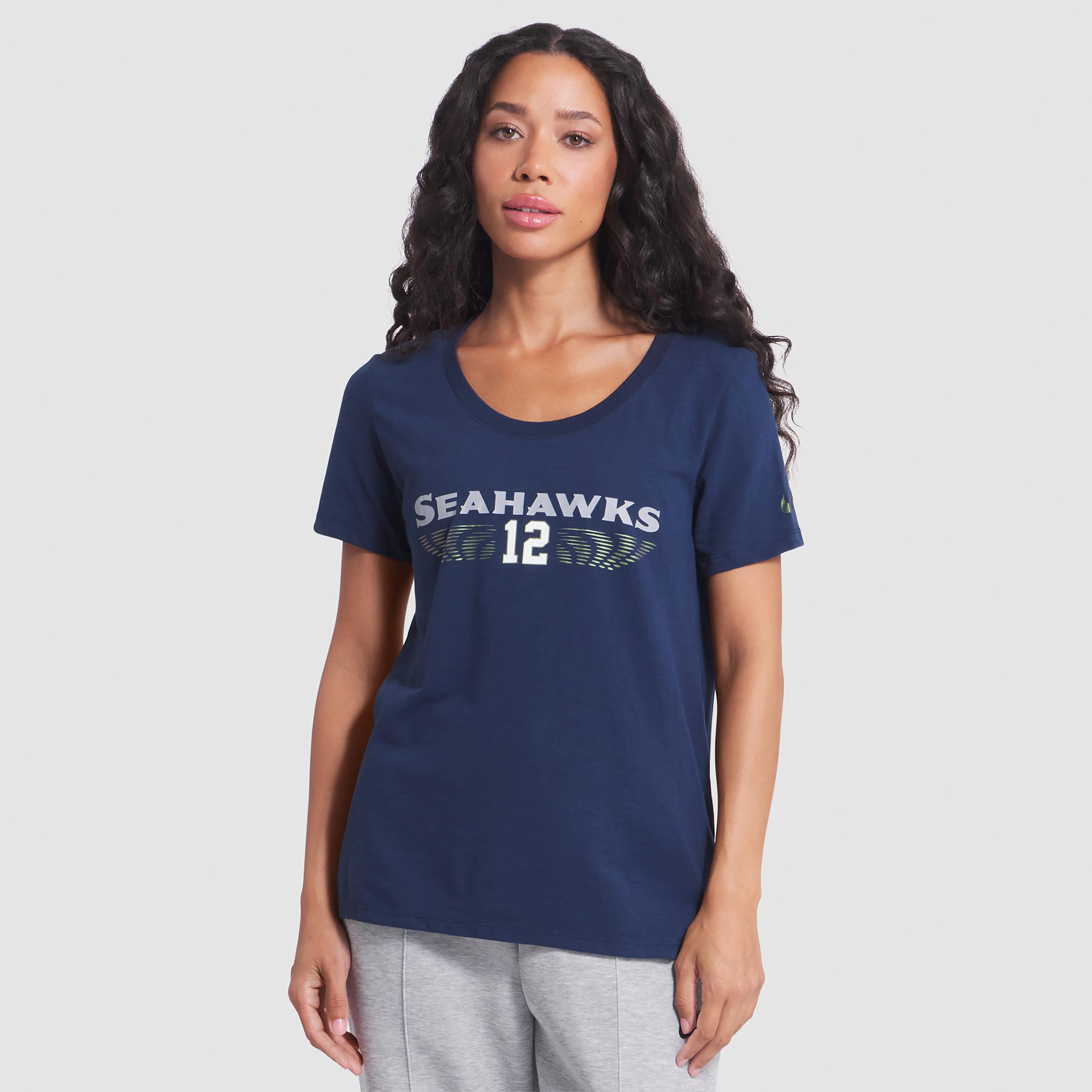 Seattle Seahawks Rivalries Collection Slub Nike Women's Dri-FIT NFL T-Shirt by NIKE