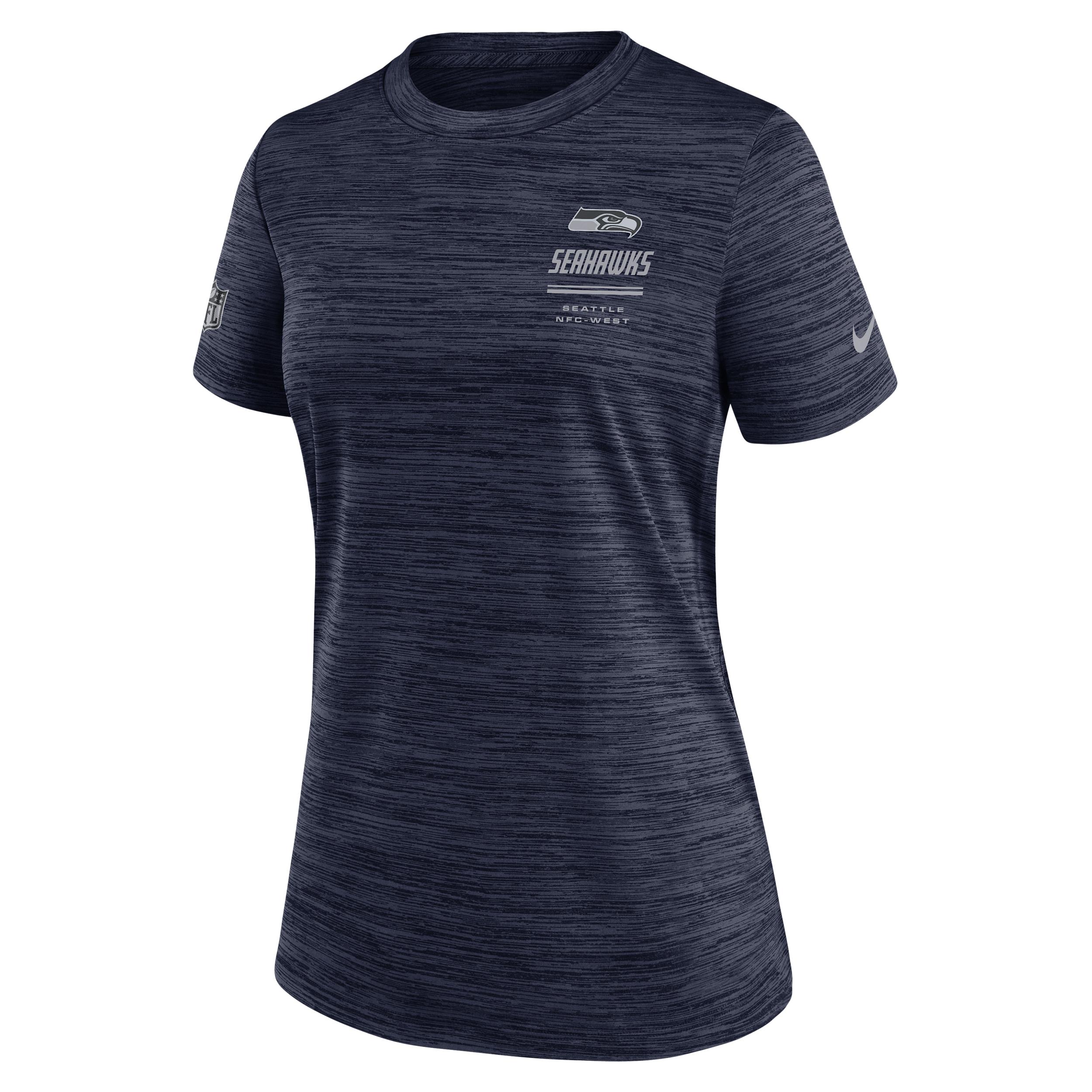 Seattle Seahawks Sideline Velocity Nike Women's Dri-FIT NFL T-Shirt by NIKE