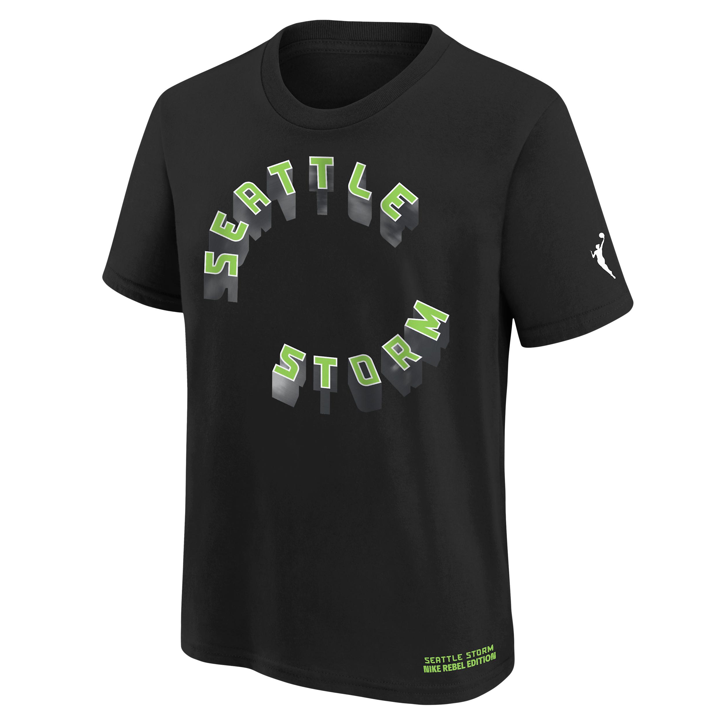 Seattle Storm Rebel Edition Big Kids' Nike WNBA T-Shirt by NIKE