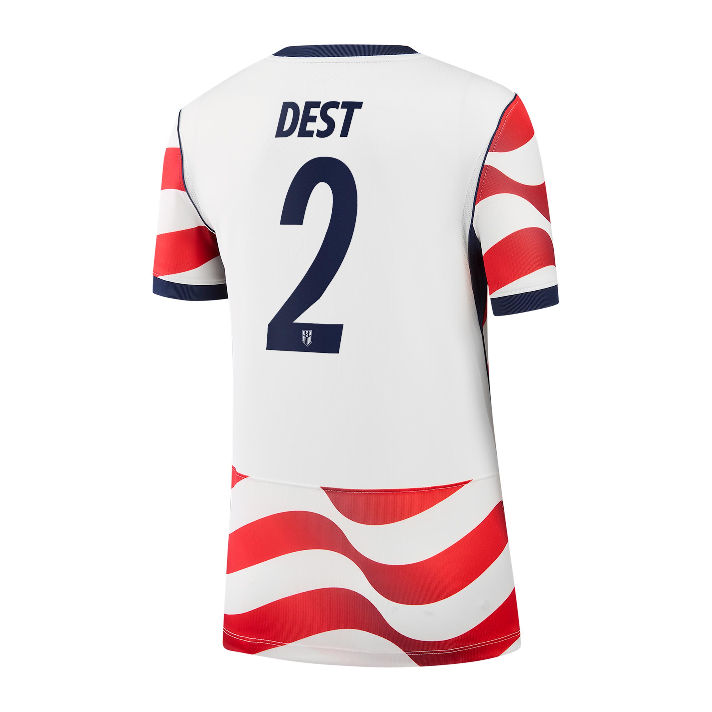 SergiÃ±o Dest USMNT 2026 Stadium Home Nike Women's Dri-FIT Soccer Jersey by NIKE