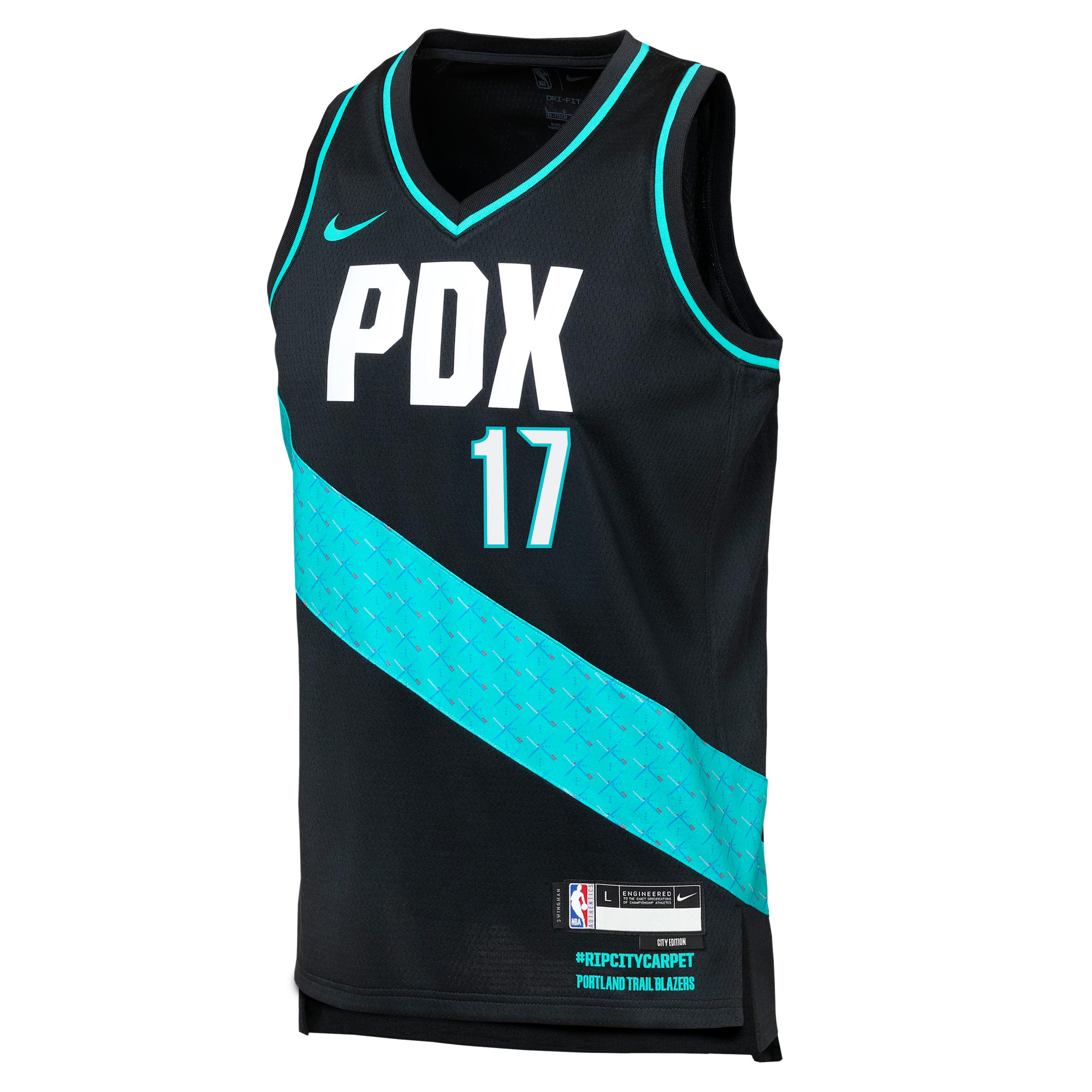 Shaedon Sharpe Portland Trail Blazers City Edition Big Kids' Nike NBA Swingman Jersey by NIKE