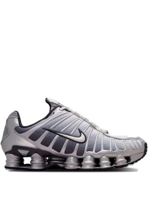 Shox TL metallic sneakers by NIKE