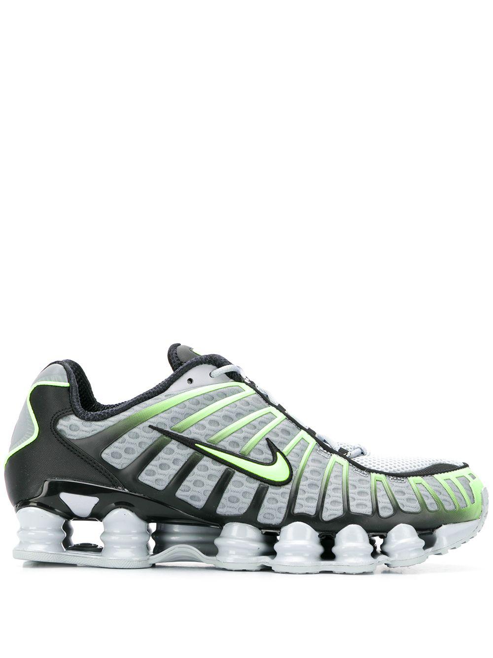 Shox mesh panel sneakers by NIKE