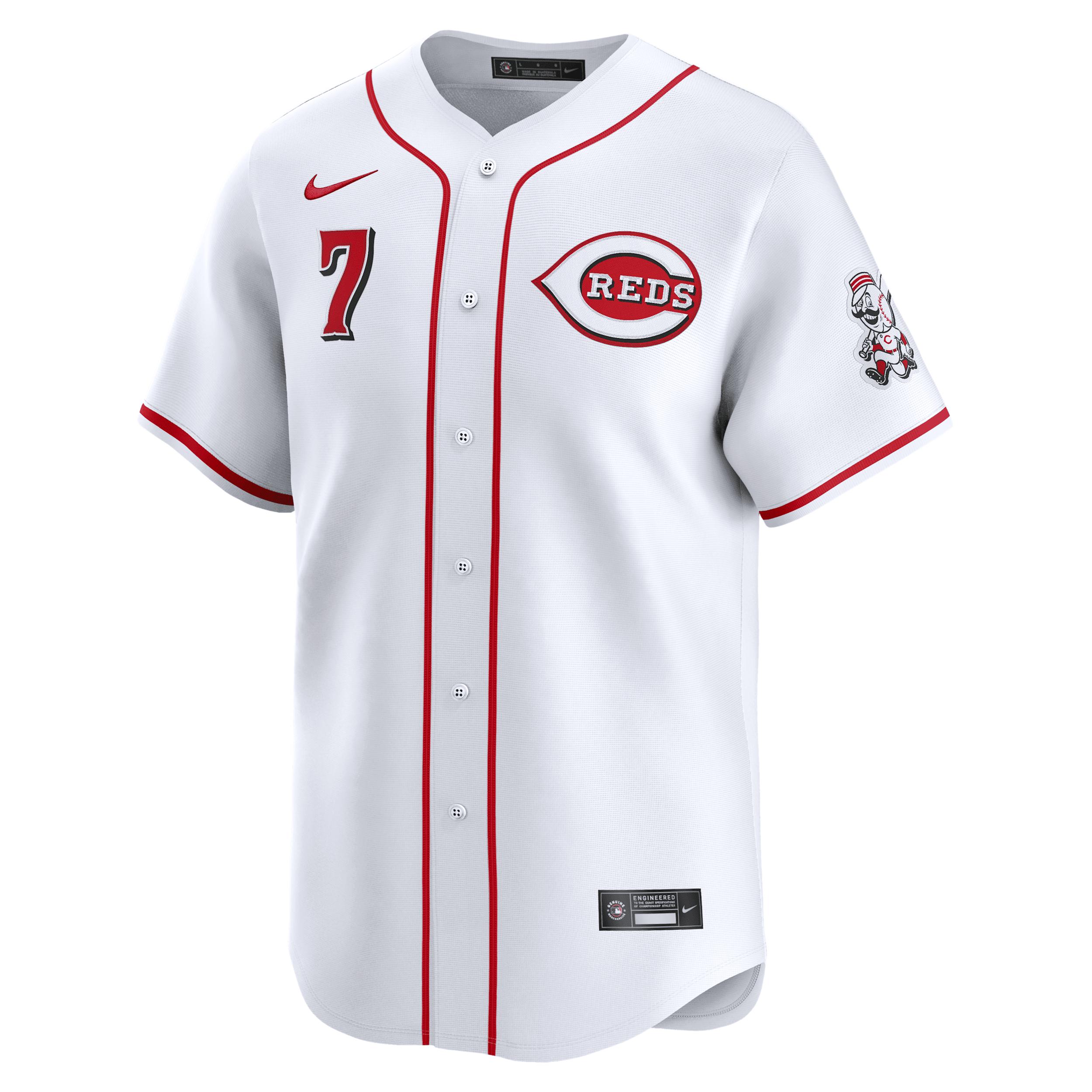 Spencer Steer Cincinnati Reds Nike Men's Dri-FIT ADV MLB Limited Jersey by NIKE