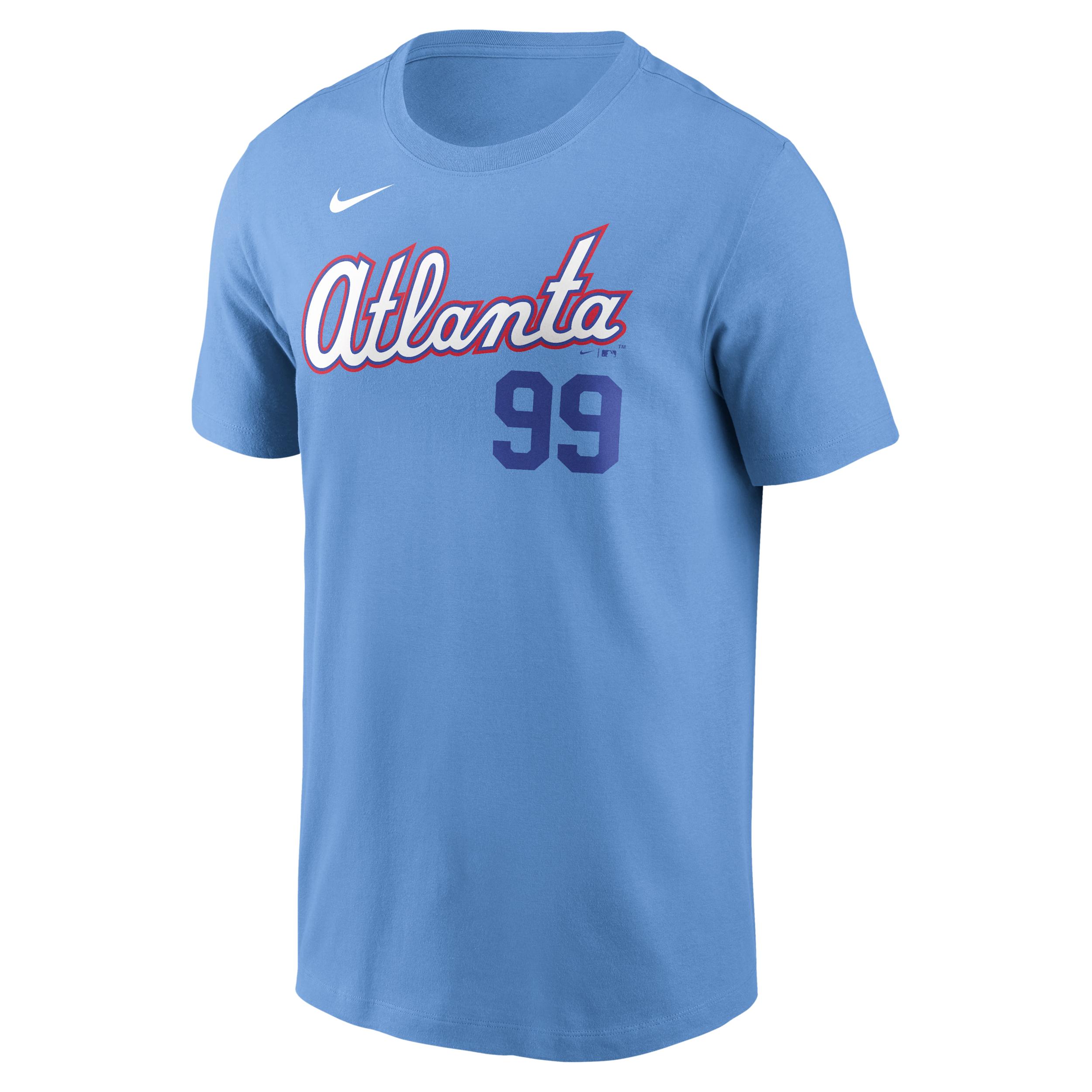 Spencer Strider Atlanta Braves City Connect Nike Men's MLB T-Shirt by NIKE