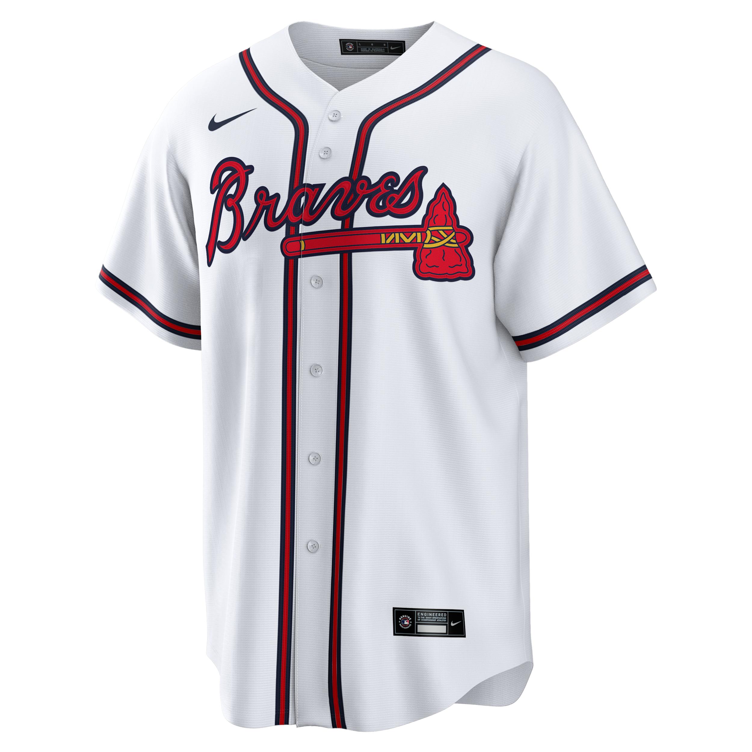 Spencer Strider Atlanta Braves Nike Men's MLB Replica Jersey by NIKE