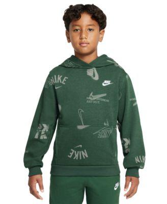 Sportswear Big Kids Club French Terry Hoodie by NIKE Sportswear Big Kids Club French Terry Hoodie by NIKE