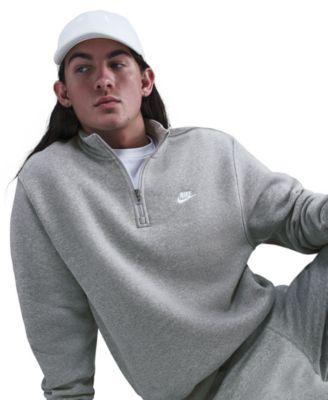 Sportswear Club Men's Half-Zip Fleece Sweatshirt by NIKE