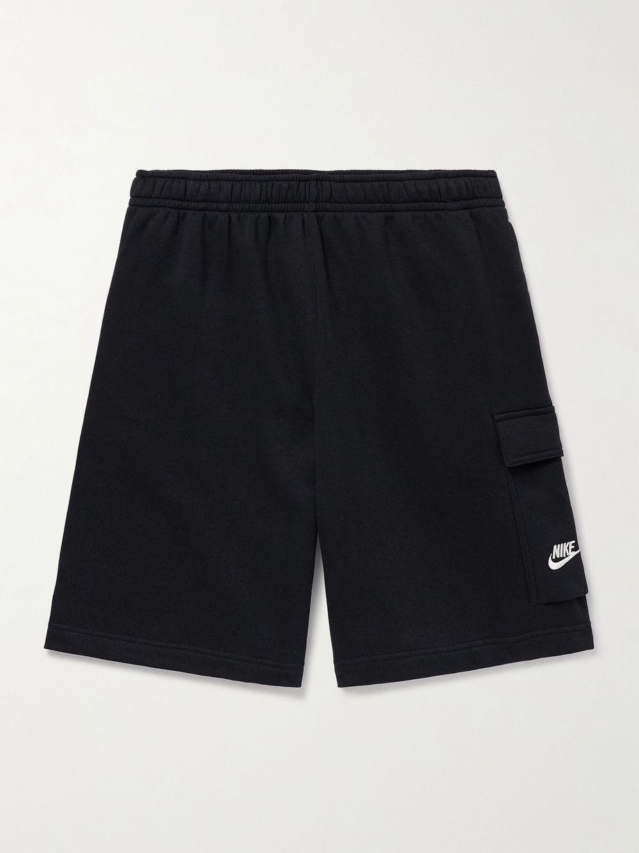 Sportswear Club Wide-Leg Cotton-Blend Jersey Cargo Shorts by NIKE