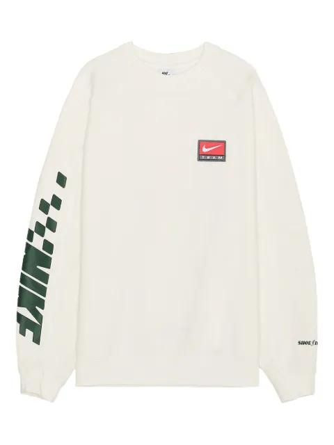 Sportswear Trend "Sail/Black" fleece sweatshirt by NIKE