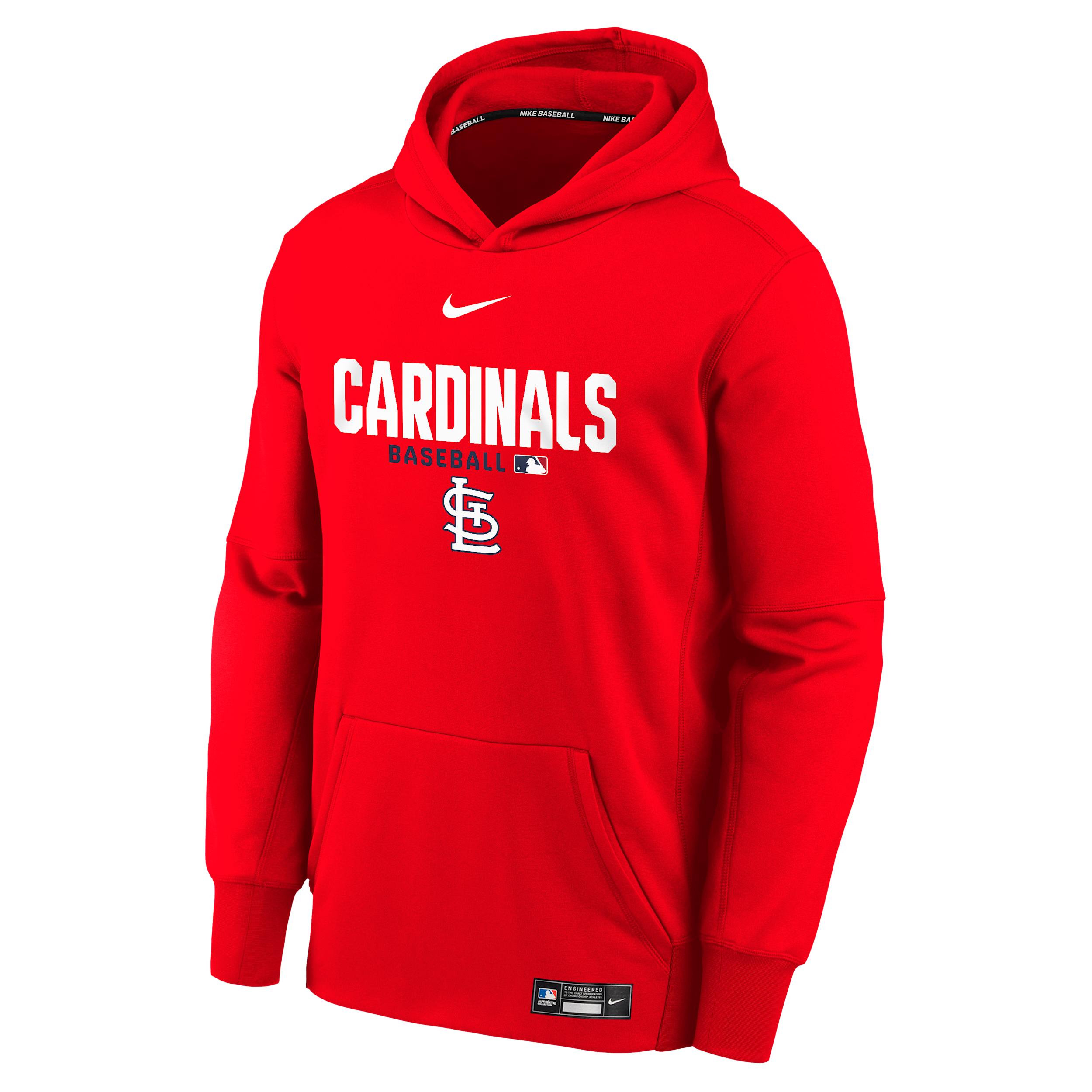 St. Louis Cardinals Big Kids' Nike Therma-FIT Hood by NIKE