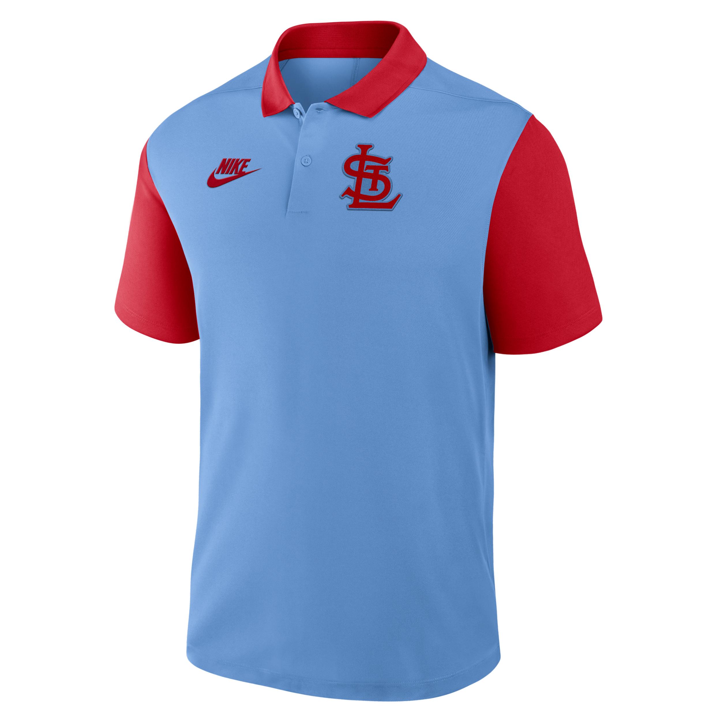 St. Louis Cardinals Cooperstown Victory Nike Men's Dri-FIT MLB Polo by NIKE
