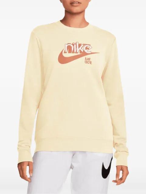 Swoosh "Coconut Milk/Amber Brown/White" sweatshirt by NIKE