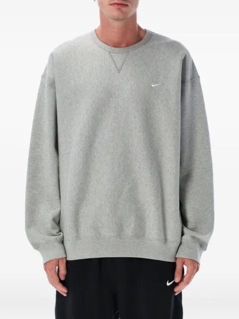 Swoosh embroidery crew-neck sweatshirt by NIKE