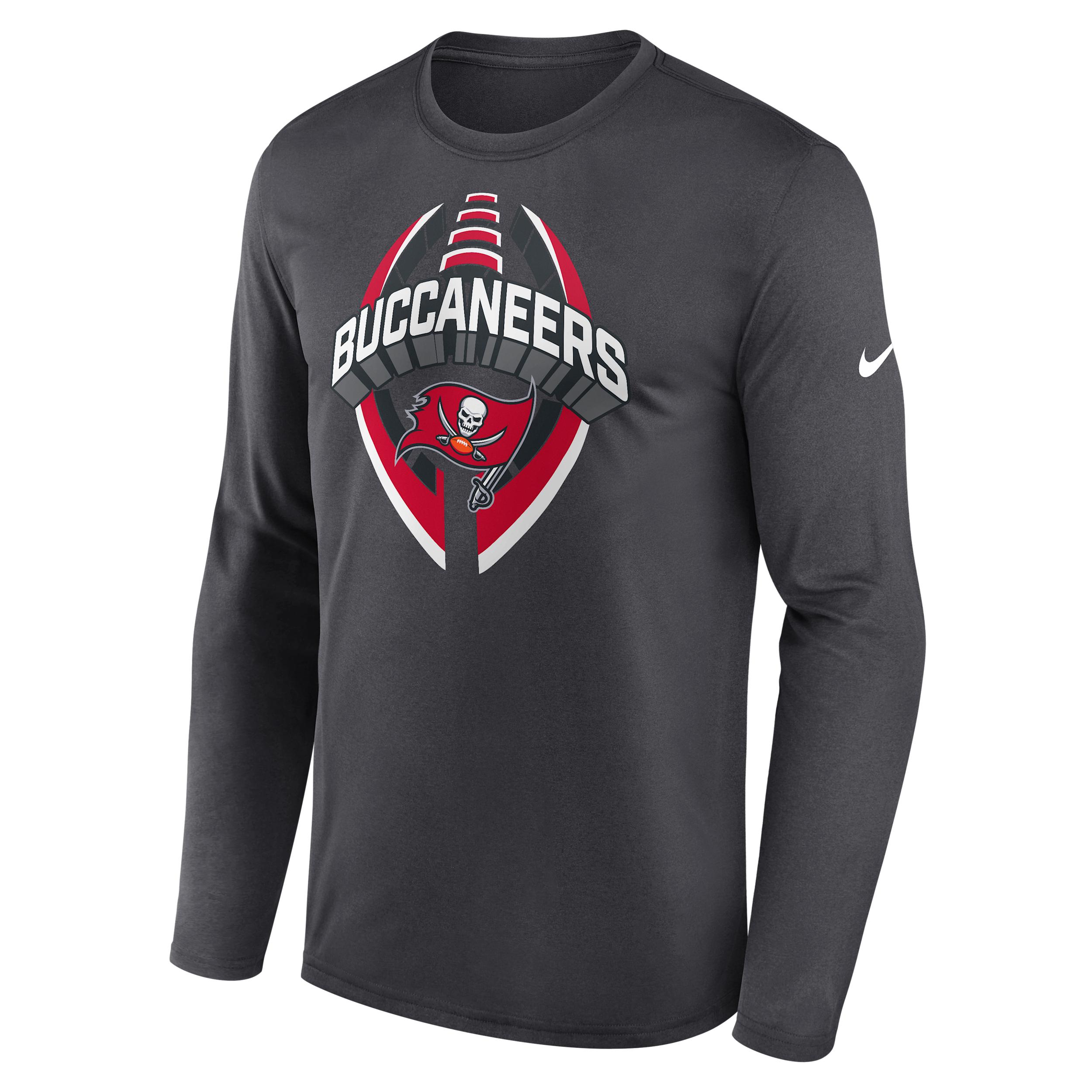 Tampa Bay Buccaneers Legend Icon Nike Men's Dri-FIT NFL Long-Sleeve T-Shirt by NIKE
