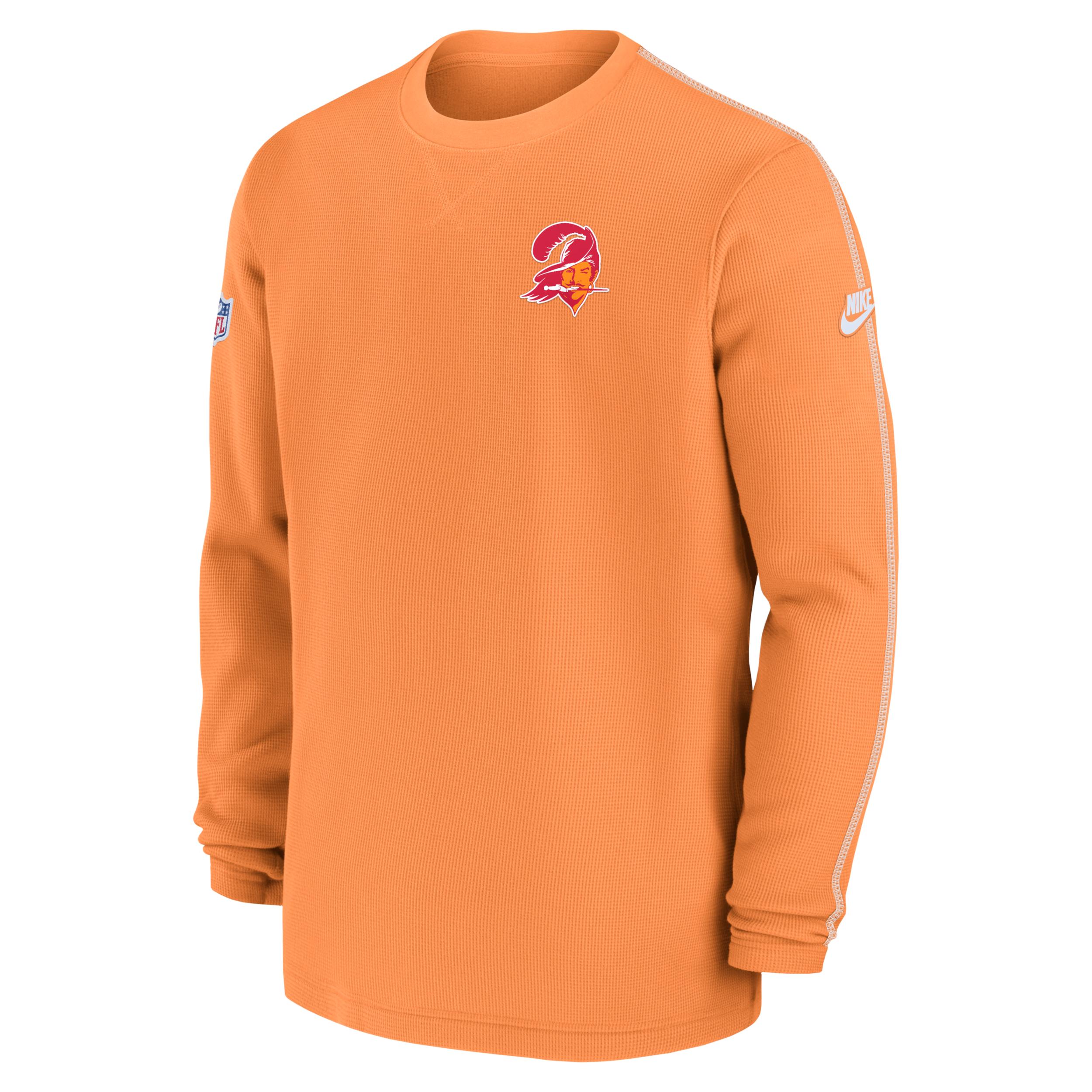 Tampa Bay Buccaneers Logo Coach Menâs Nike Men's NFL Long-Sleeve Top by NIKE