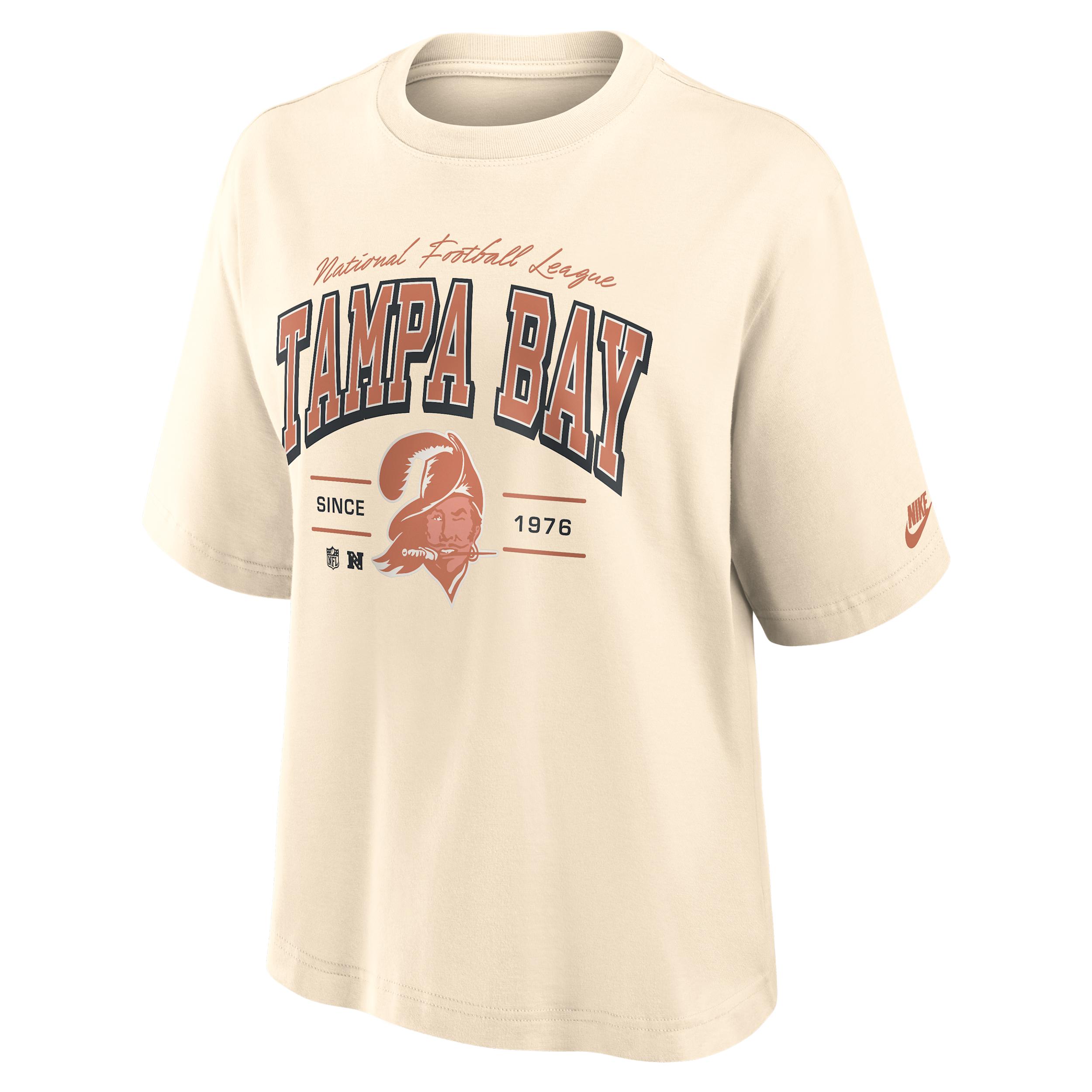Tampa Bay Buccaneers Vintage Mod Boxy Nike Women's NFL T-Shirt by NIKE