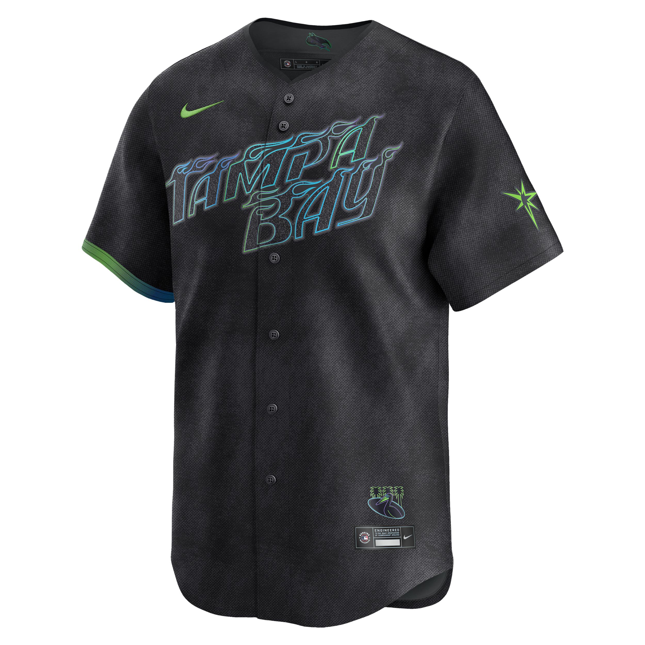 Tampa Bay Rays City Connect Nike Men's Dri-FIT ADV MLB Limited Jersey by NIKE