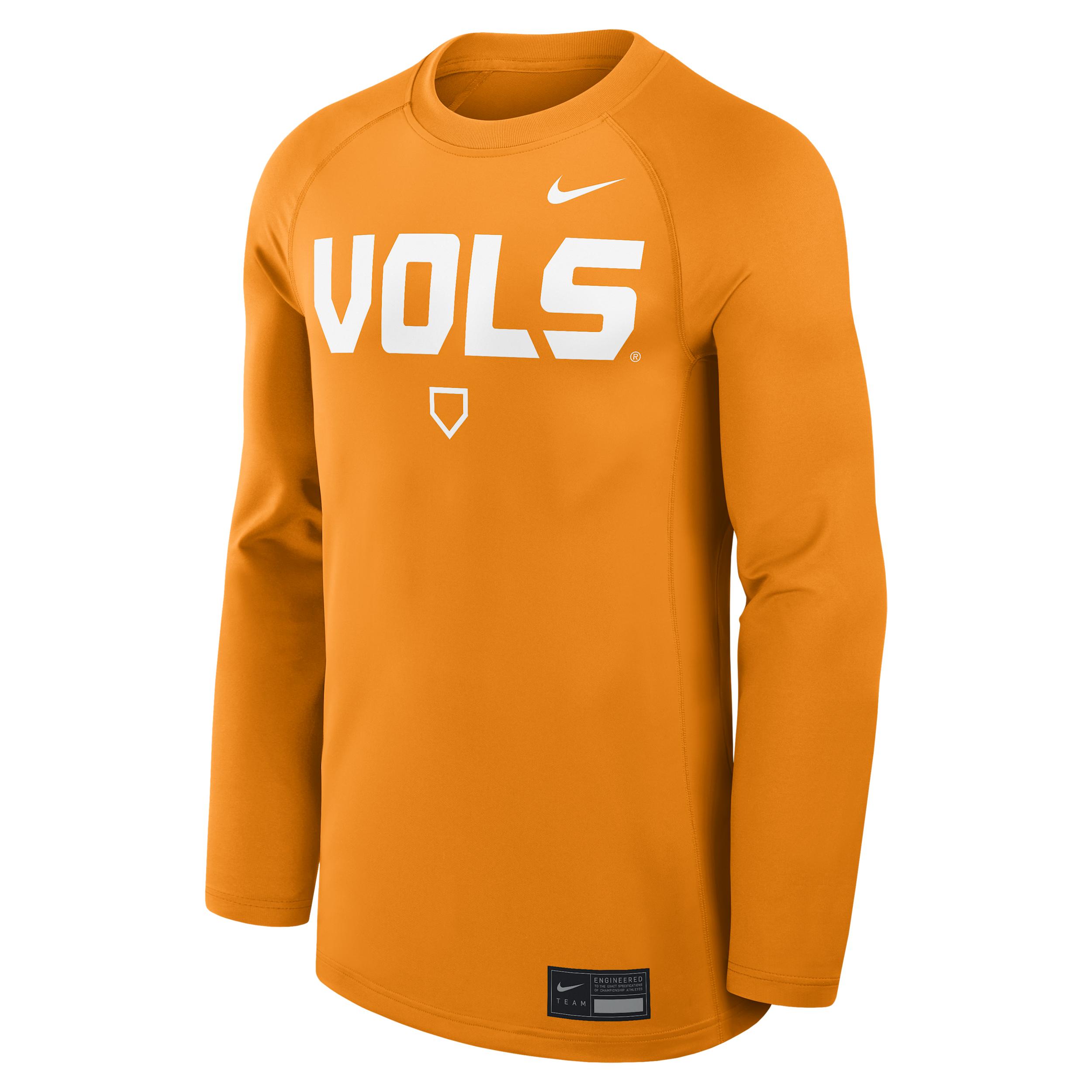 Tennessee Dugout Game Time Nike Men's Dri-FIT College Long-Sleeve T-Shirt by NIKE