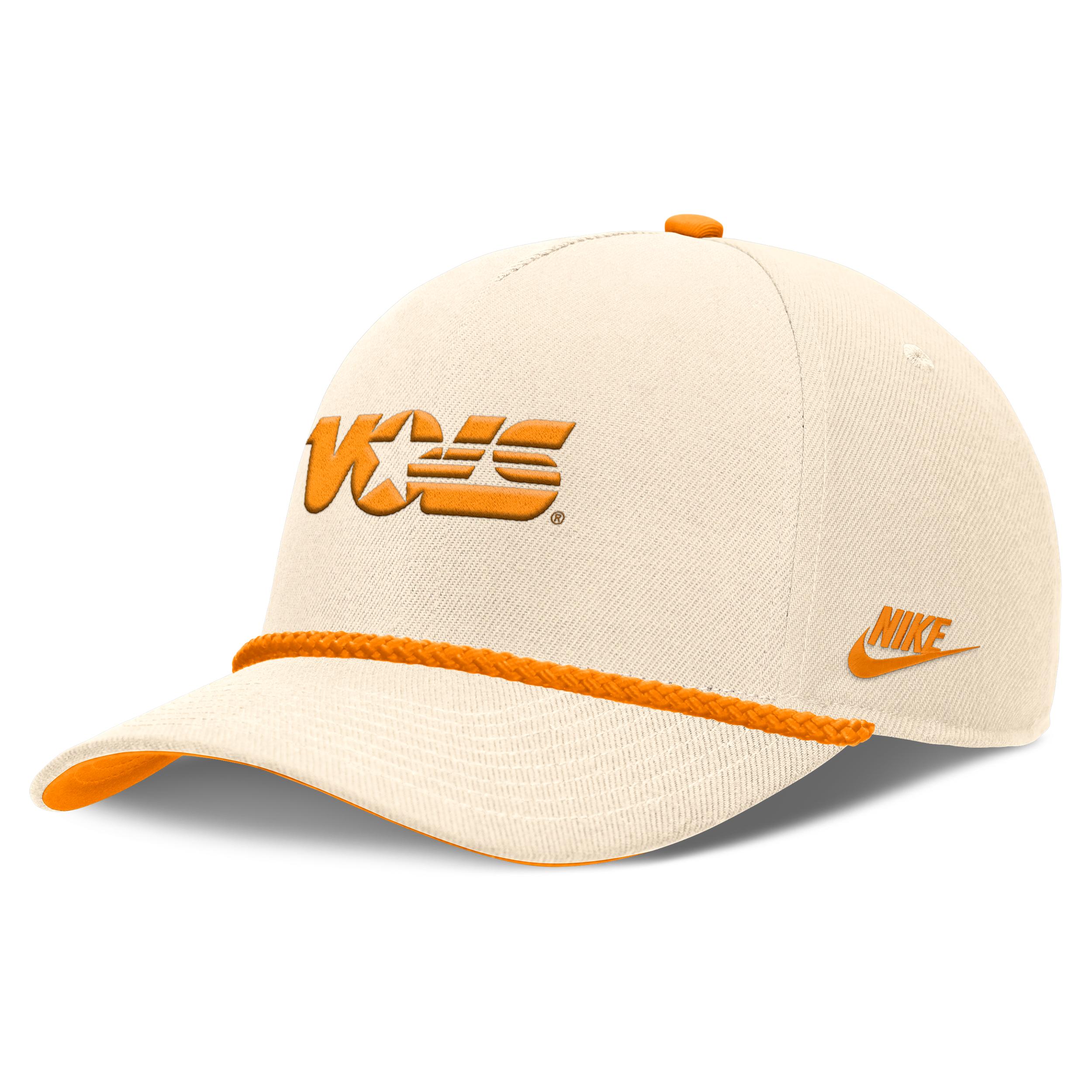 Tennessee Legacy Vintage Rope Rise Nike Unisex College Adjustable Hat by NIKE