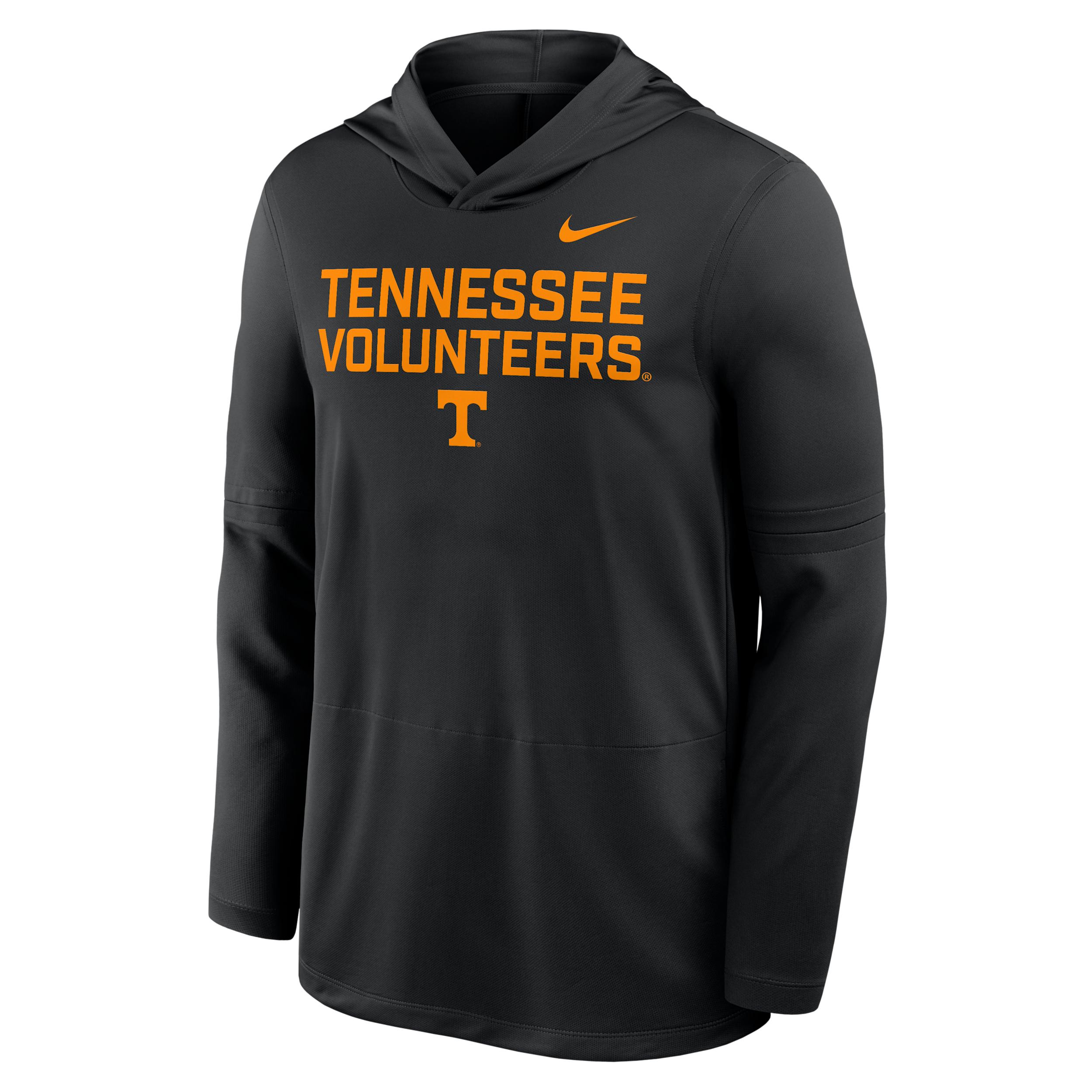 Tennessee Sideline Nike Men's Dri-FIT College Long-Sleeve Hooded Top by NIKE
