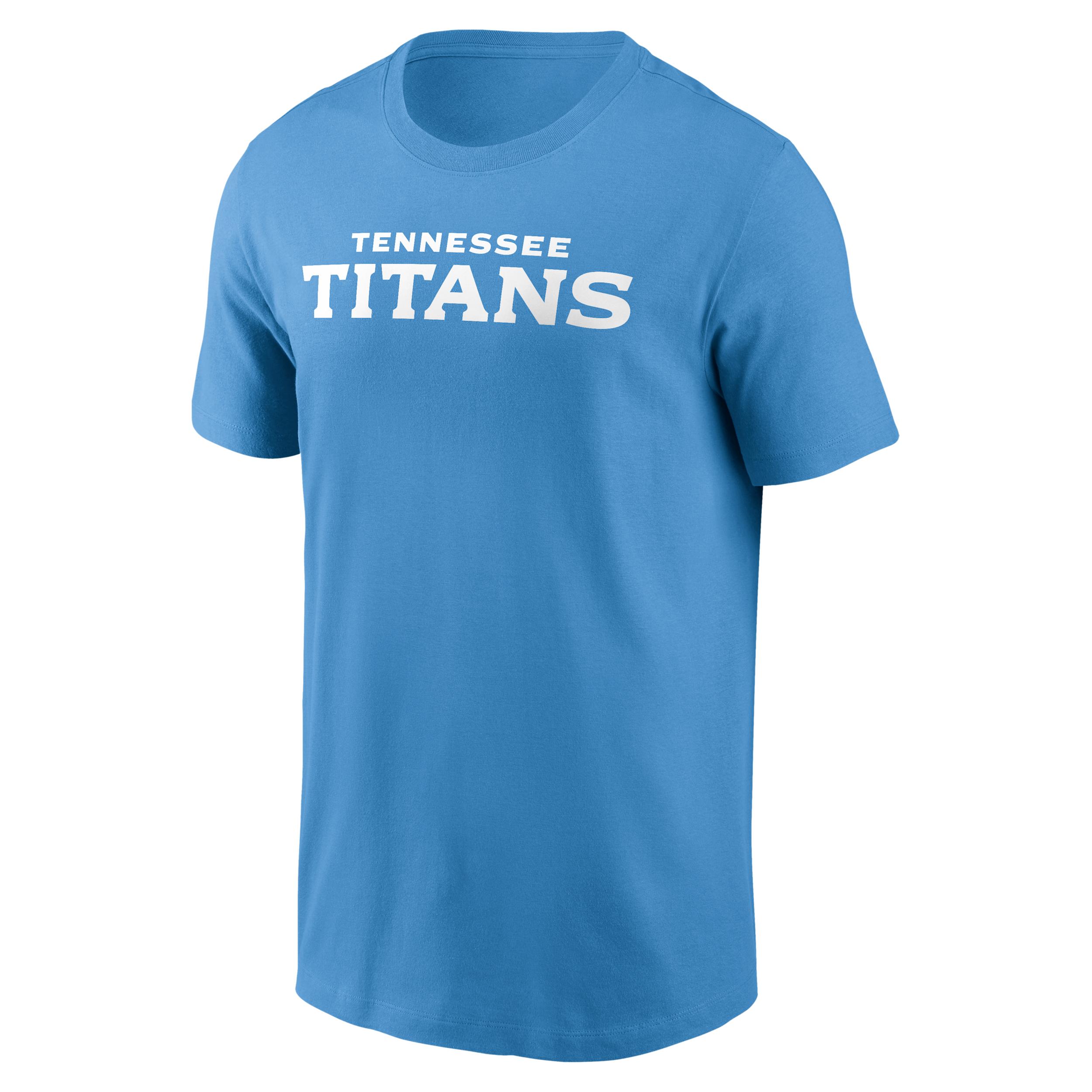 Tennessee Titans Primetime Wordmark Essential Nike Men's NFL T-Shirt by NIKE