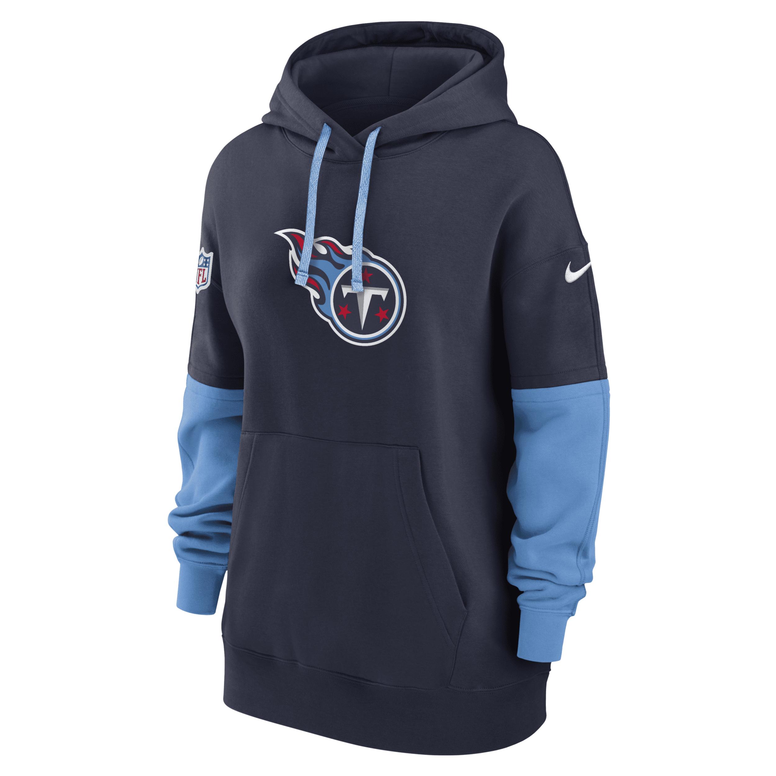 Tennessee Titans Sideline Essential Nike Women's NFL Pullover Hoodie by NIKE