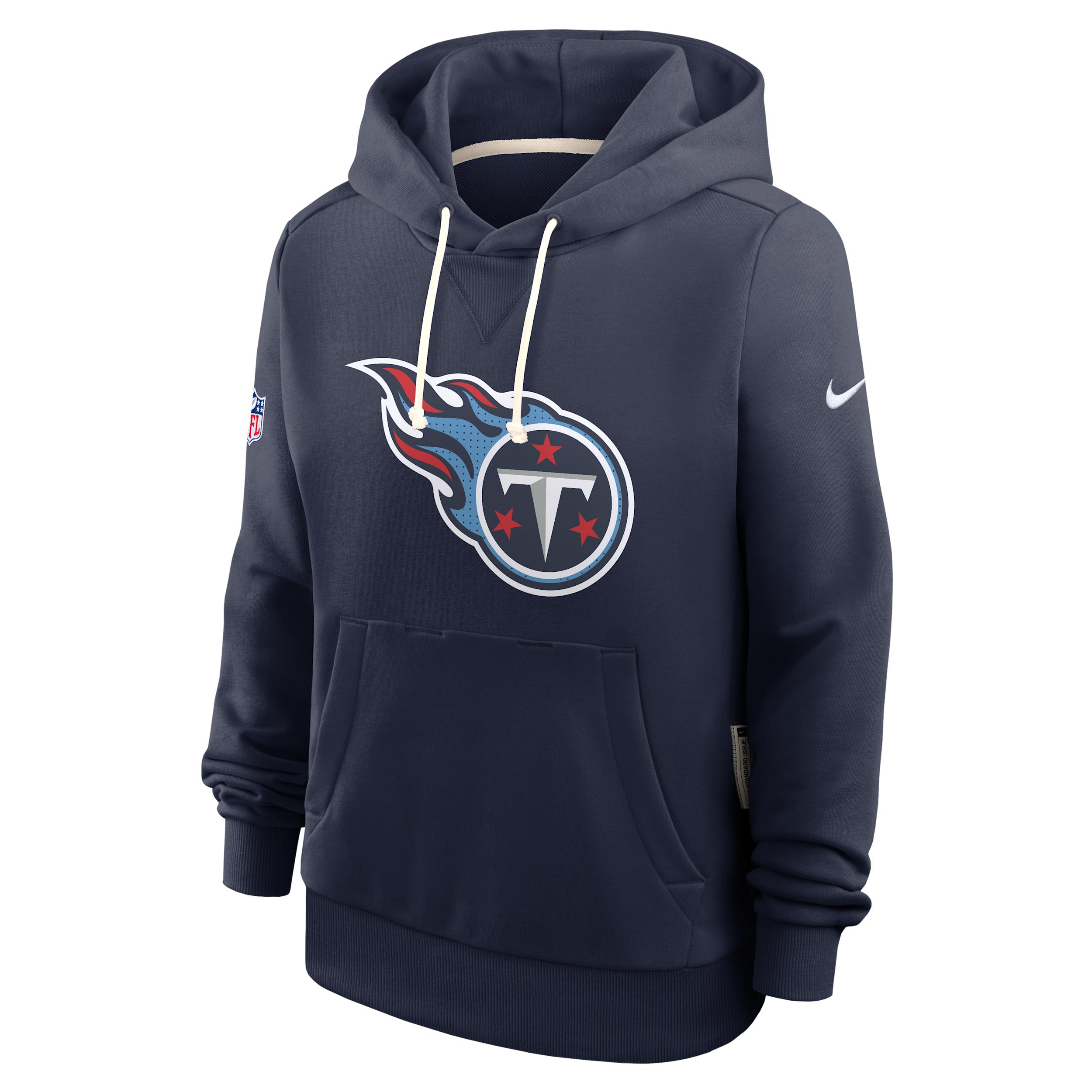 Tennessee Titans Sideline Nike Women's Dri-FIT NFL Pullover Hoodie by NIKE