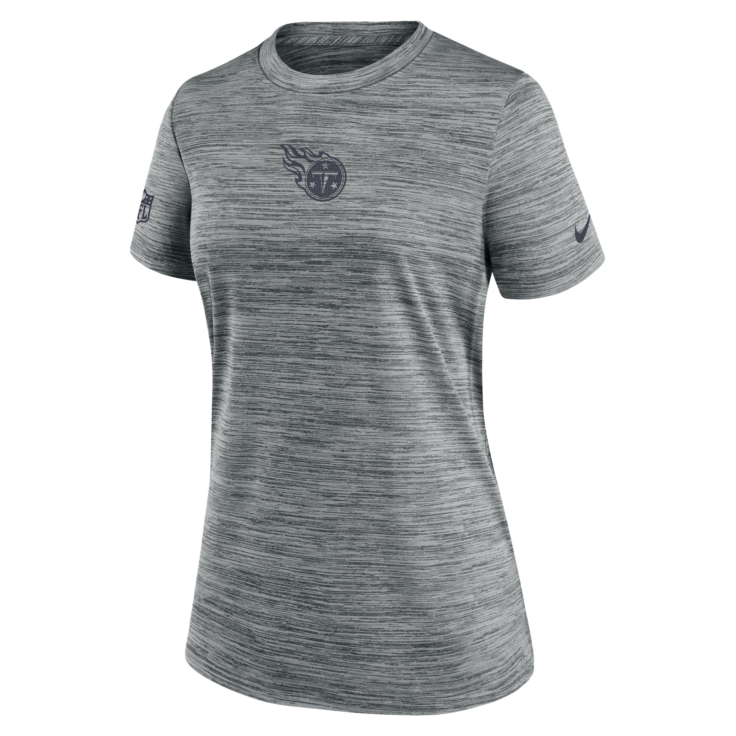 Tennessee Titans Sideline Team Issue Velocity Nike Women's Dri-FIT NFL T-Shirt by NIKE