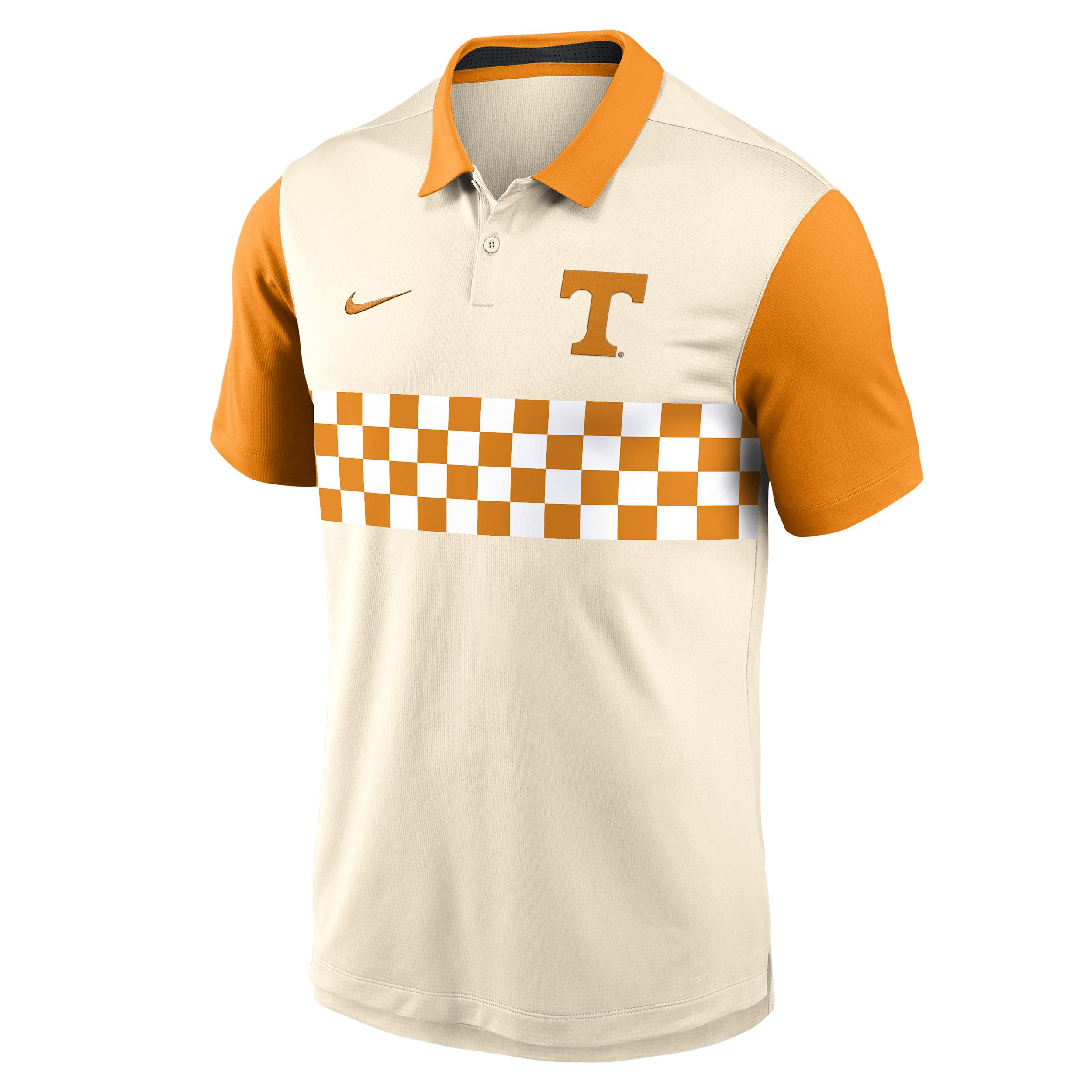 Tennessee Vapor Primary Logo Nike Men's Dri-FIT College Polo by NIKE