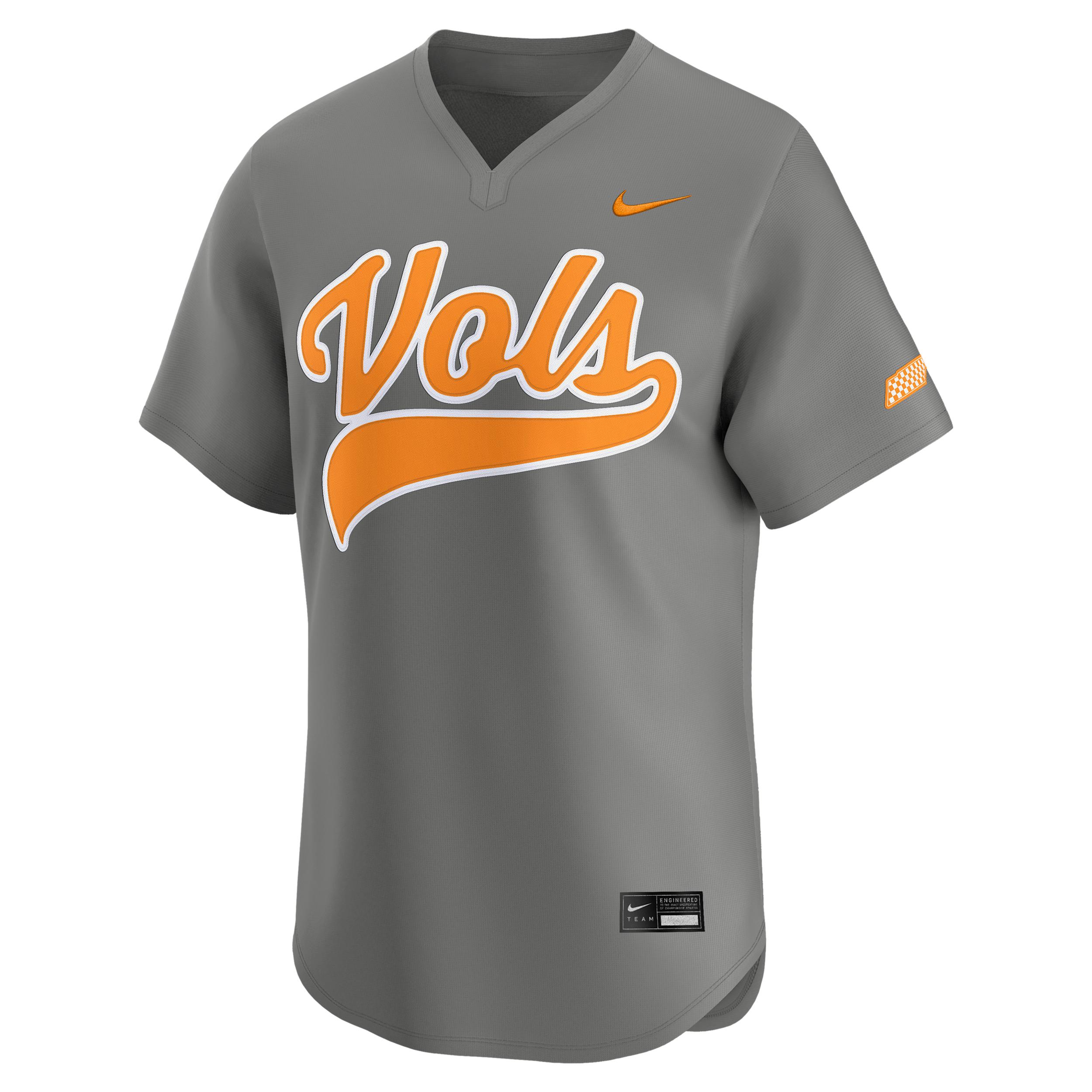Tennessee Wordmark Nike Men's College Limited Baseball Jersey by NIKE