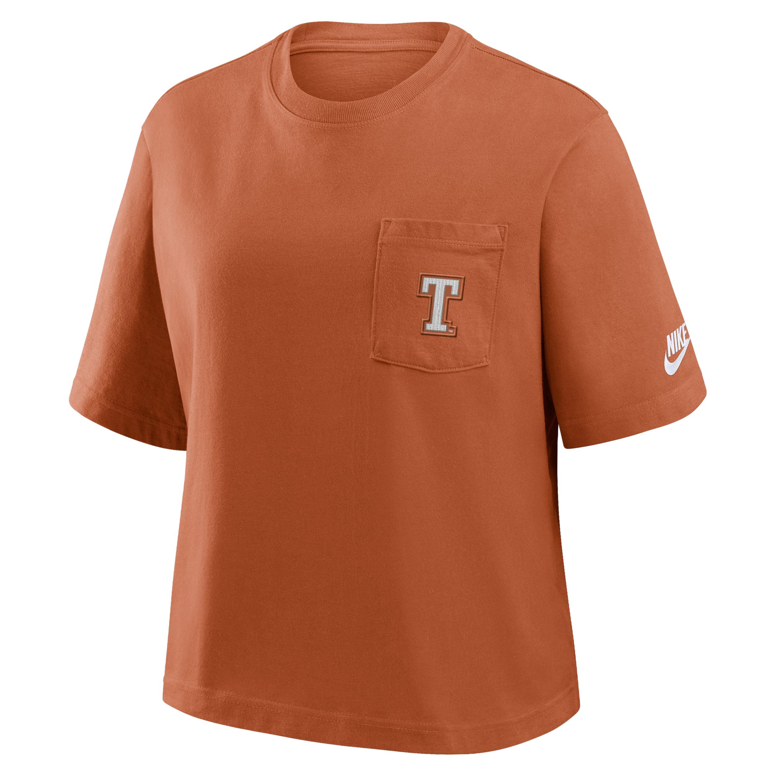 Texas Legacy Pocket Boxy Nike Women's College T-Shirt by NIKE