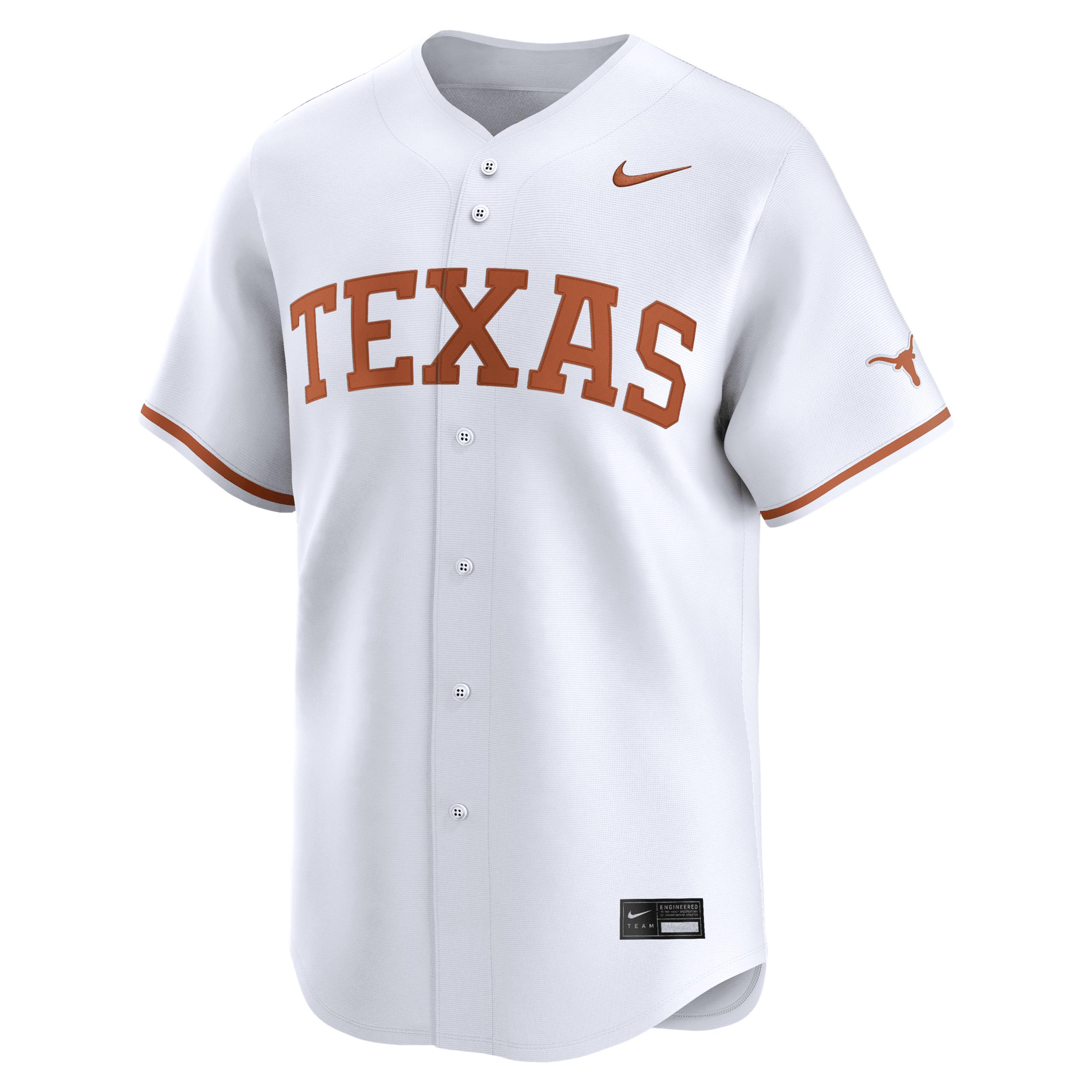 Texas Longhorns Nike Men's College Limited Baseball Jersey by NIKE
