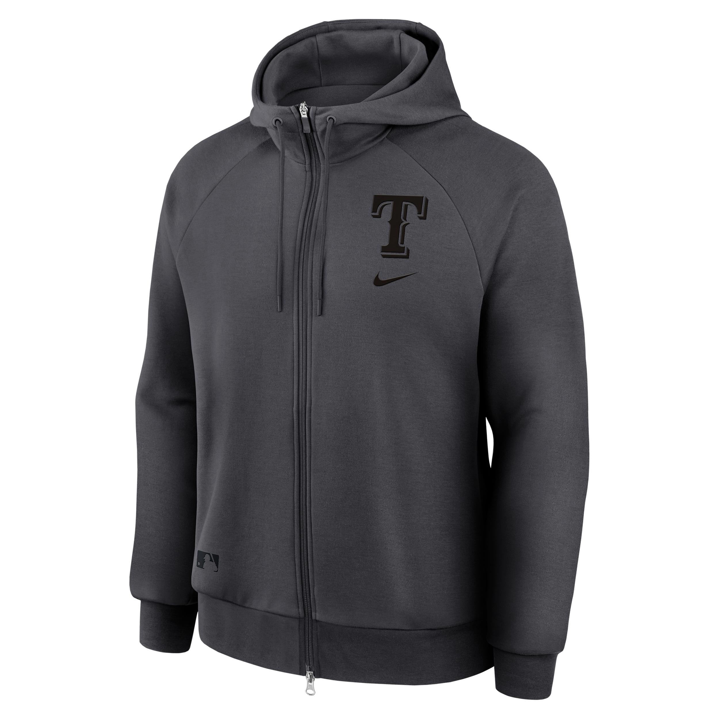 Texas Rangers Authentic Collection Nike Men's Dri-Fit MLB Full-Zip Hoodie by NIKE