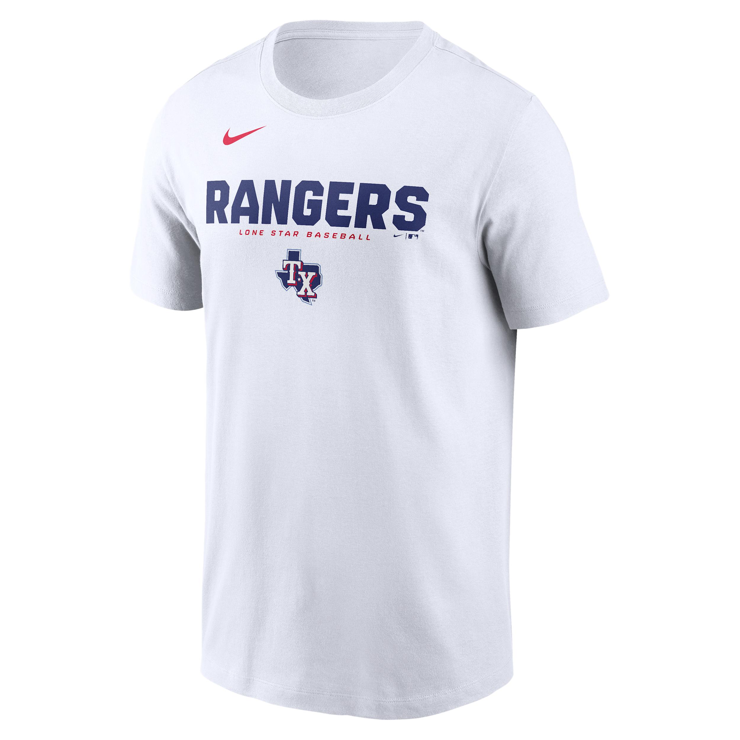 Texas Rangers Bold Team Name Nike Men's MLB T-Shirt by NIKE