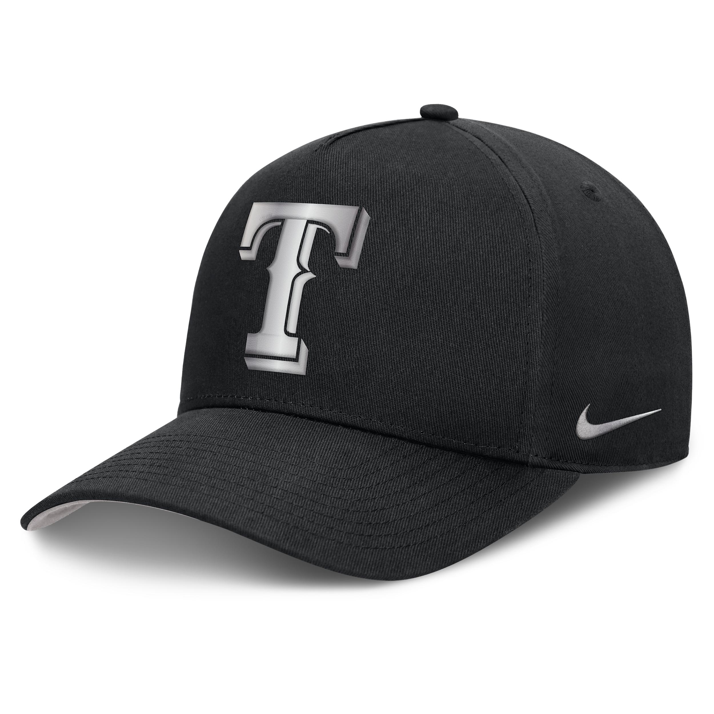Texas Rangers Rise Nike Men's Dri-FIT MLB A-Frame Trucker Adjustable Hat by NIKE