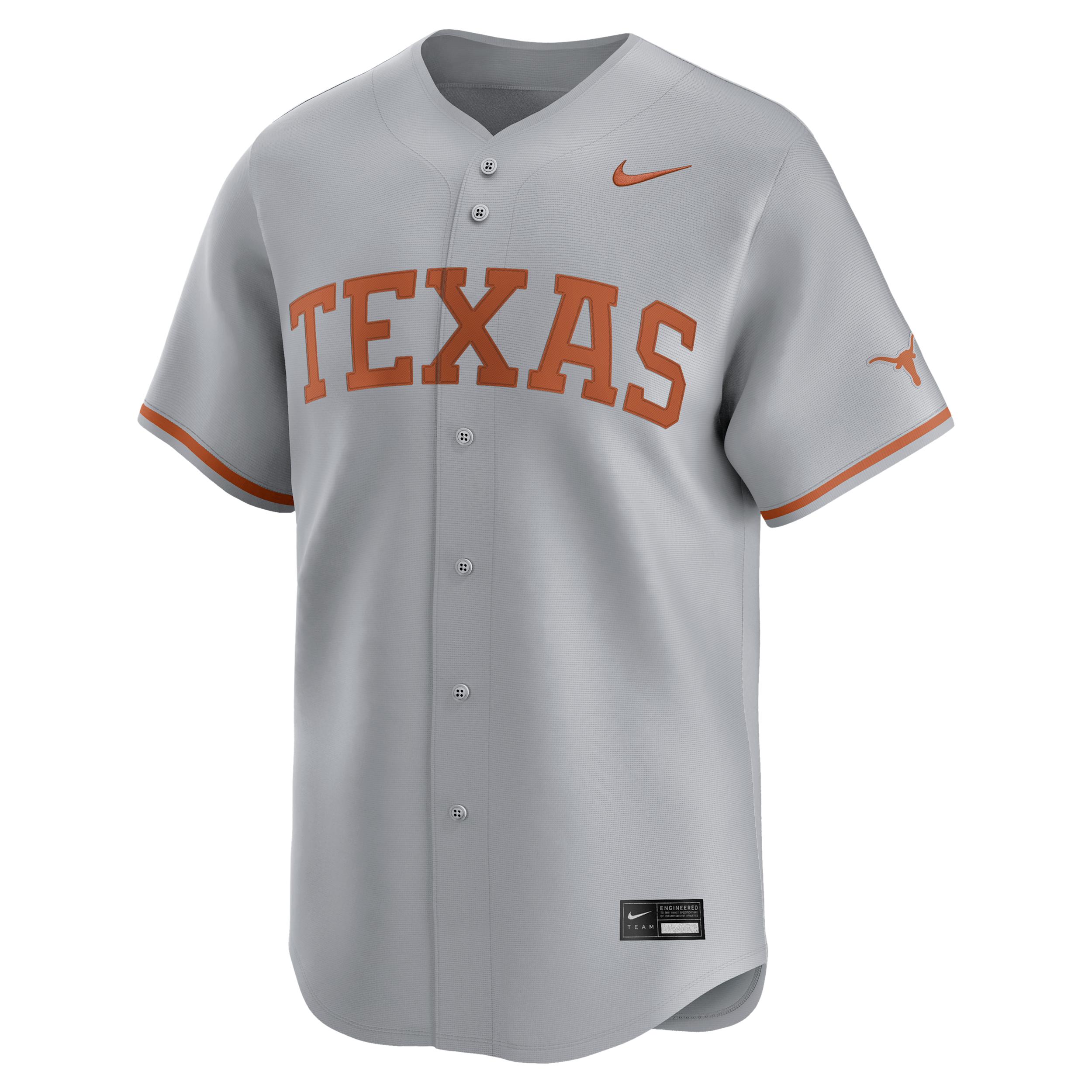 Texas Wordmark Nike Men's College Limited Baseball Jersey by NIKE