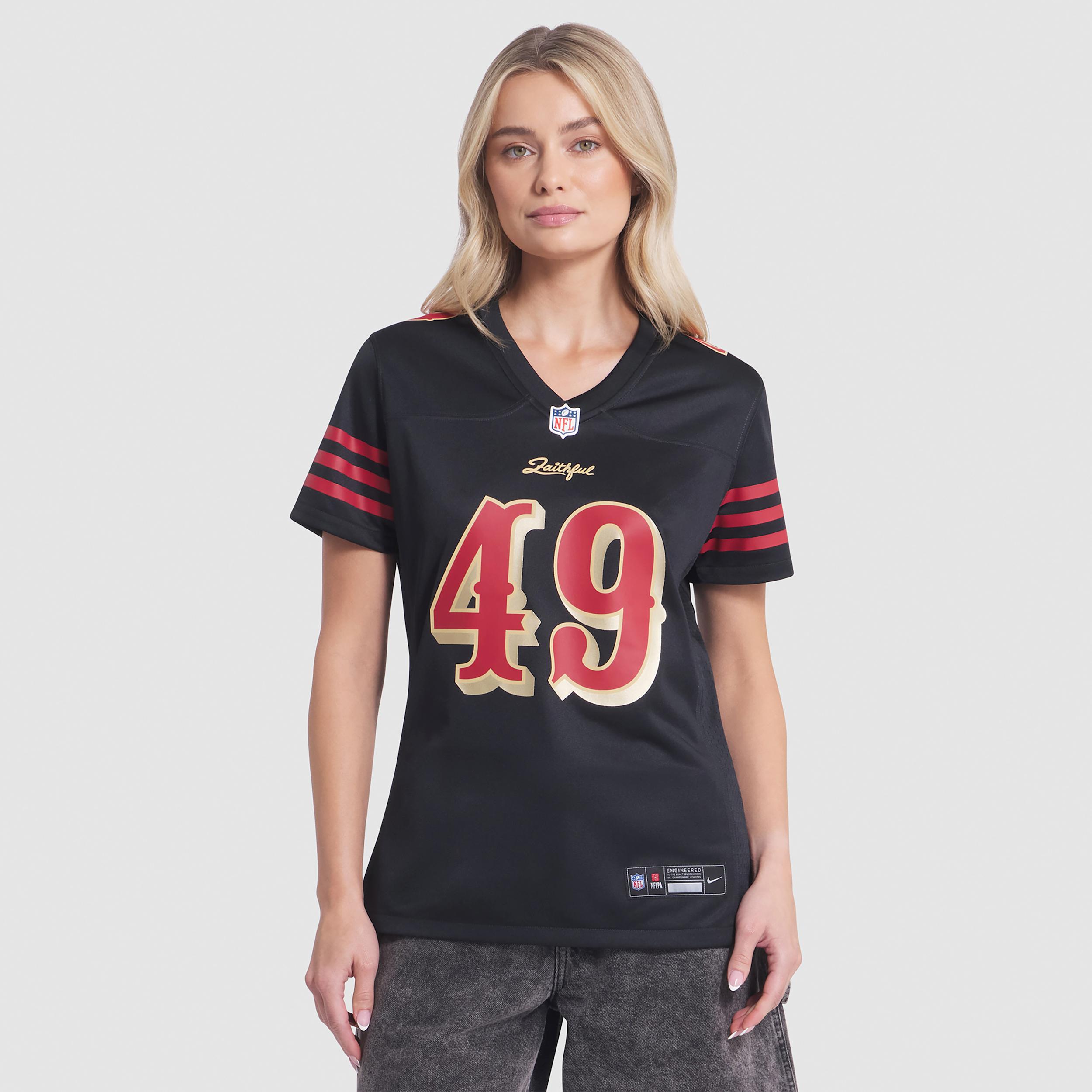 The Faithful San Francisco 49ers Rivalries Collection Womenâs Nike Women's NFL Game Jersey by NIKE