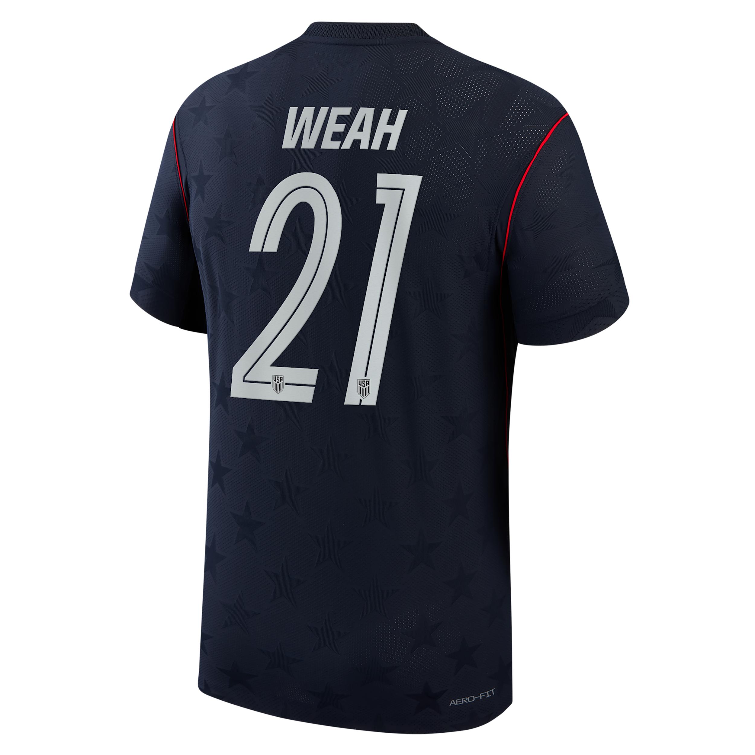 Timothy Weah USMNT 2026 Match Away Nike Men's Dri-FIT ADV Soccer Jersey by NIKE