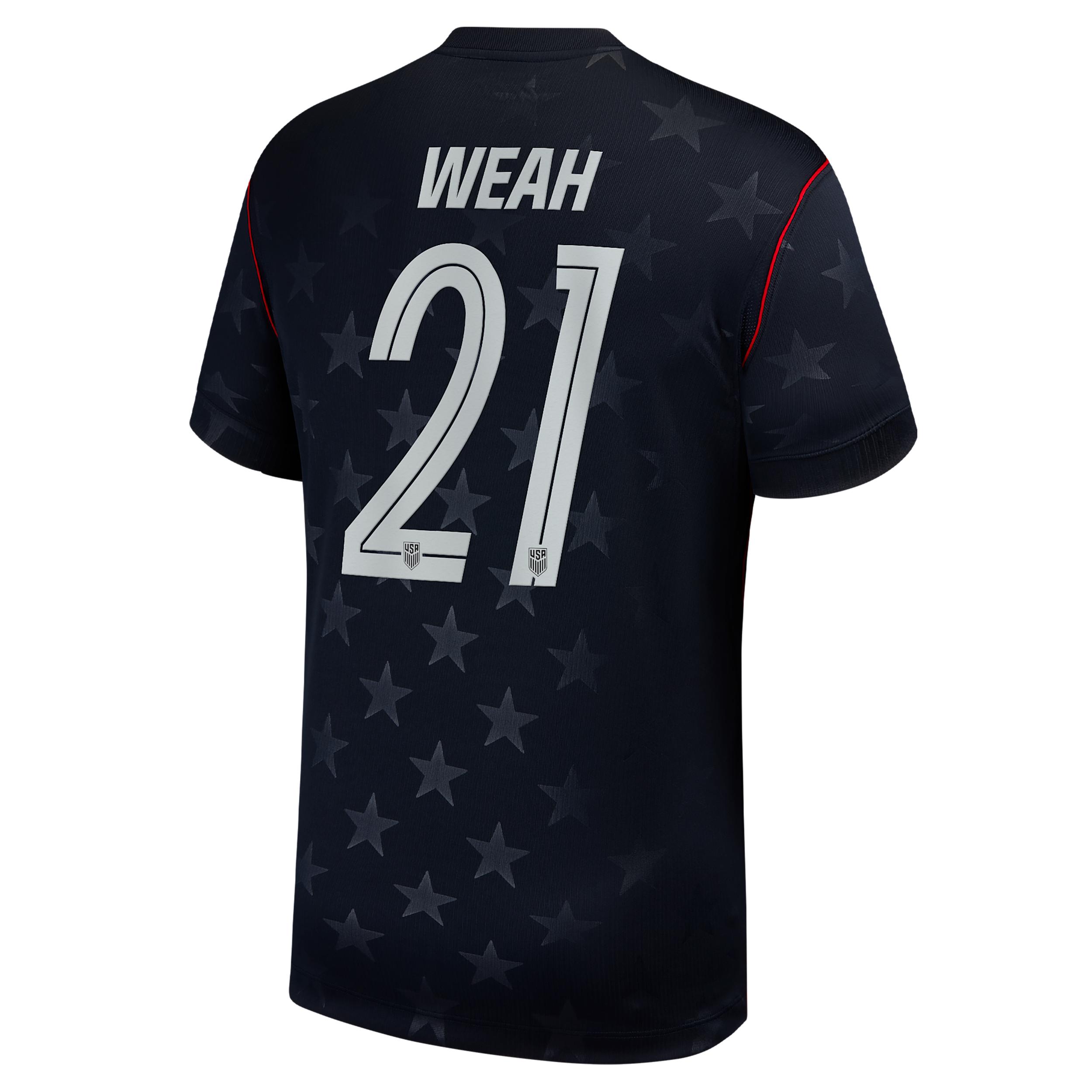 Timothy Weah USMNT 2026 Stadium Away Nike Men's Dri-FIT Soccer Jersey by NIKE