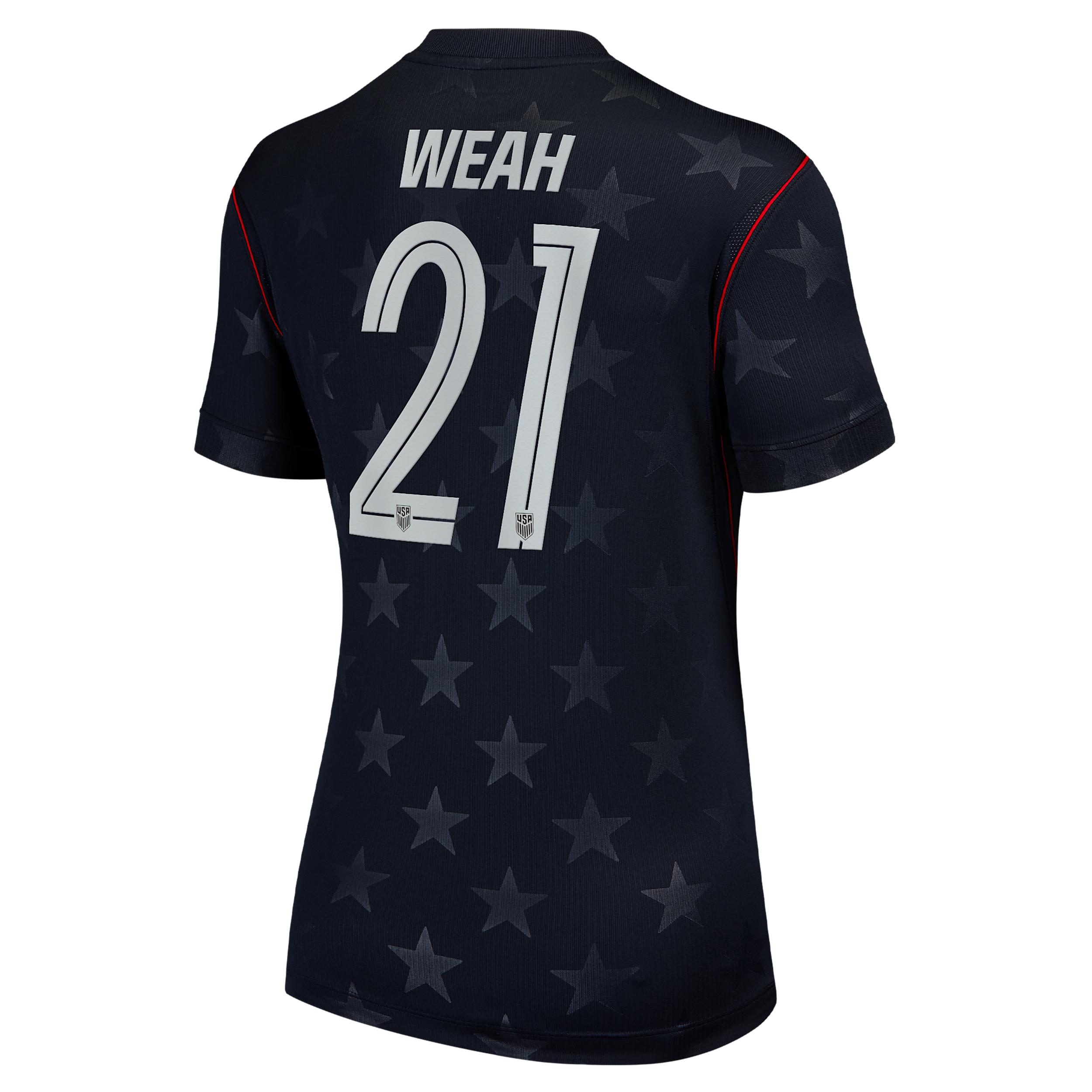 Timothy Weah USMNT 2026 Stadium Away Nike Women's Dri-FIT Soccer Jersey by NIKE