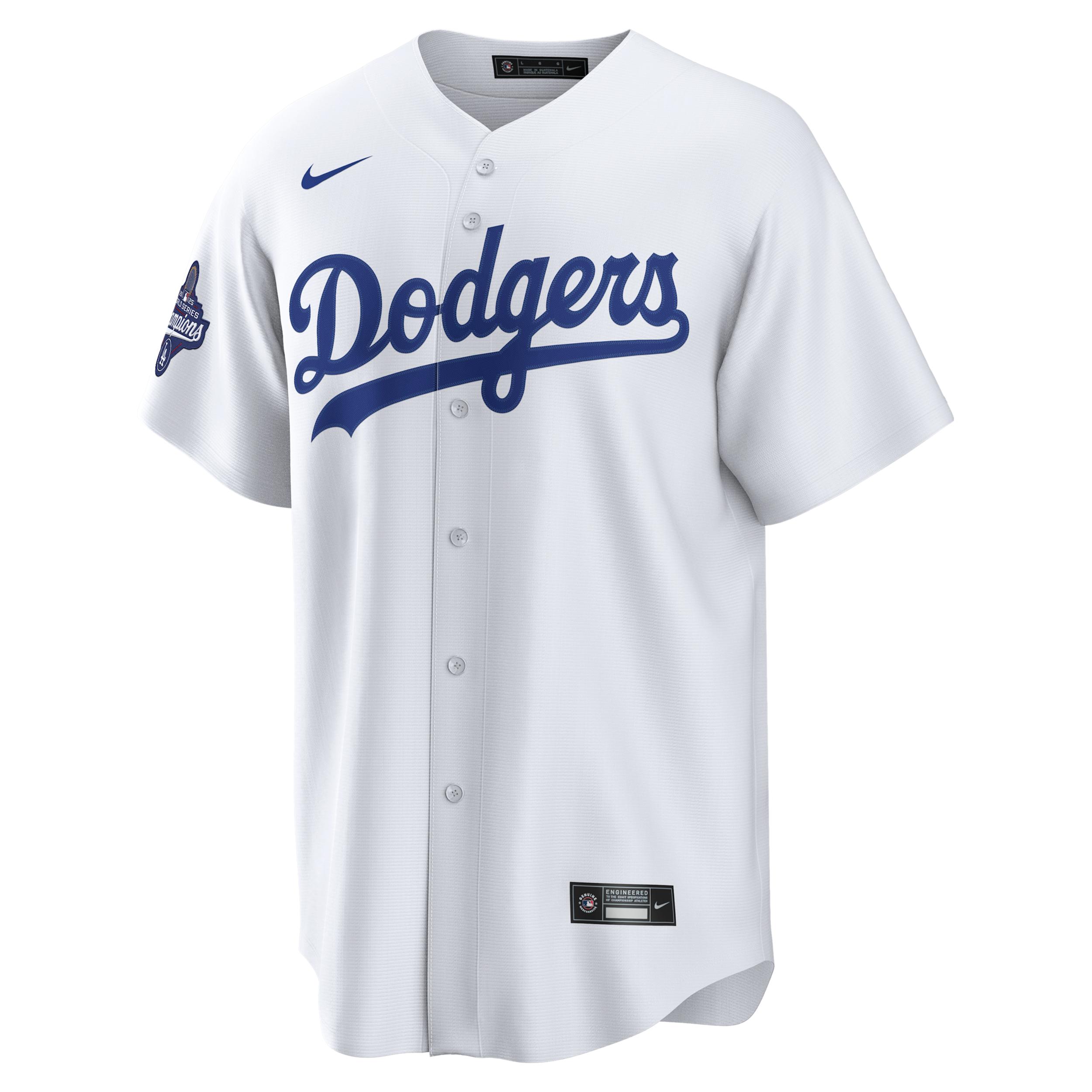 Tommy Edman Los Angeles Dodgers 2025 World Series Champions Nike Men's MLB Replica Jersey by NIKE