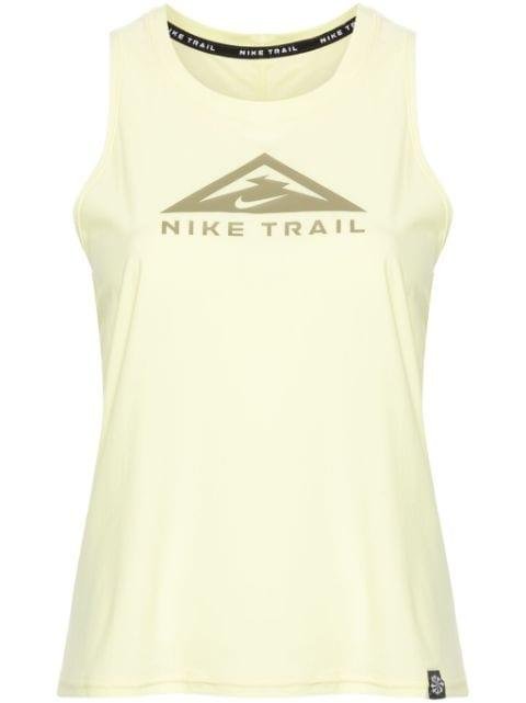 Trail logo-appliqué tank top by NIKE