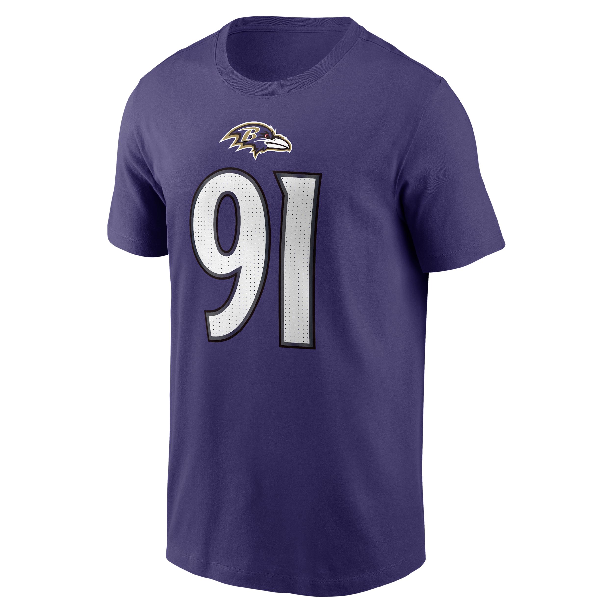 Trey Hendrickson Baltimore Ravens Nike Men's NFL T-Shirt by NIKE